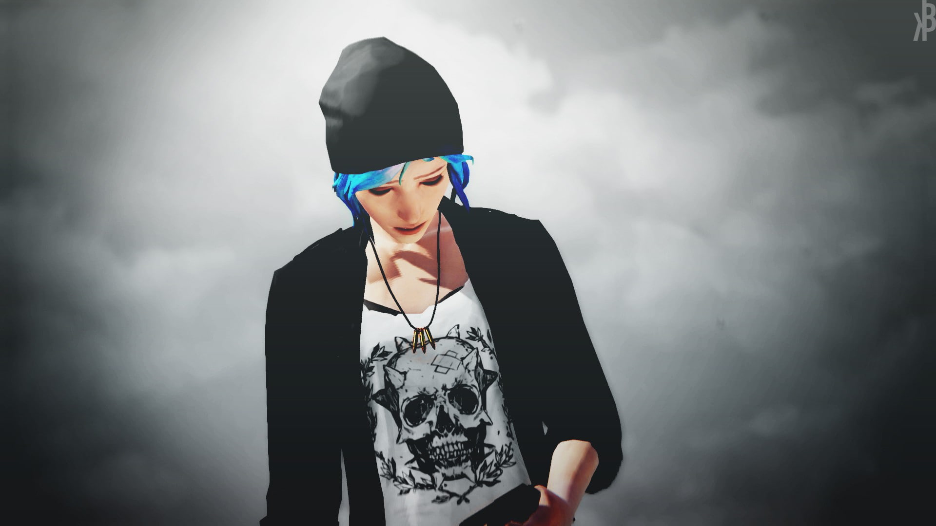 glasses, casual clothing, ominous, waist up, threats, young adult, 1080P, cloud - sky, adult, studio shot, sunglasses, Life Is Strange, Chloe Price, looking, HD Wallpaper