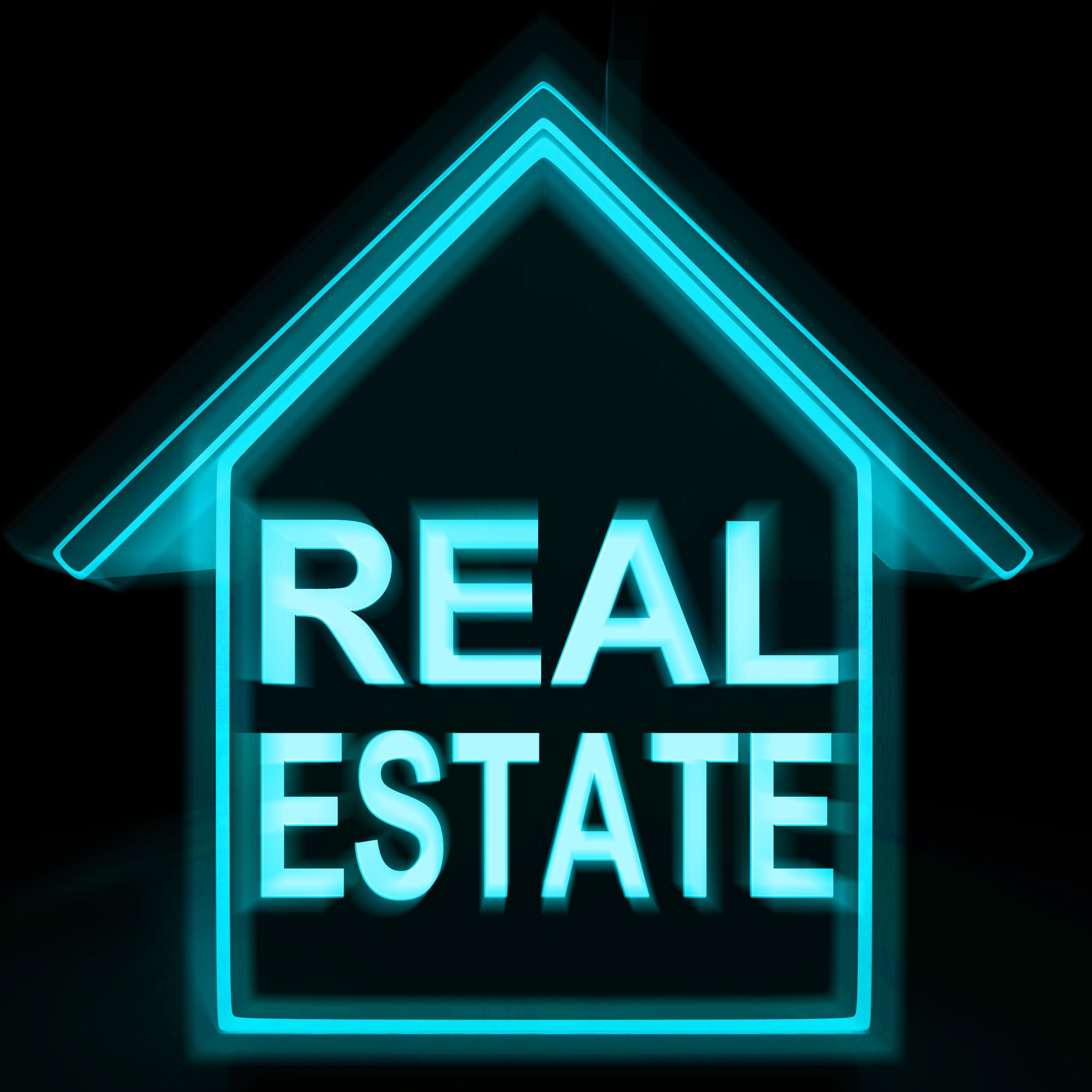 industrial, residential, studio shot, text, black background, western script, for sale, arrow symbol, blue, information, real estate, prime location, warning sign, Phone HD Wallpaper