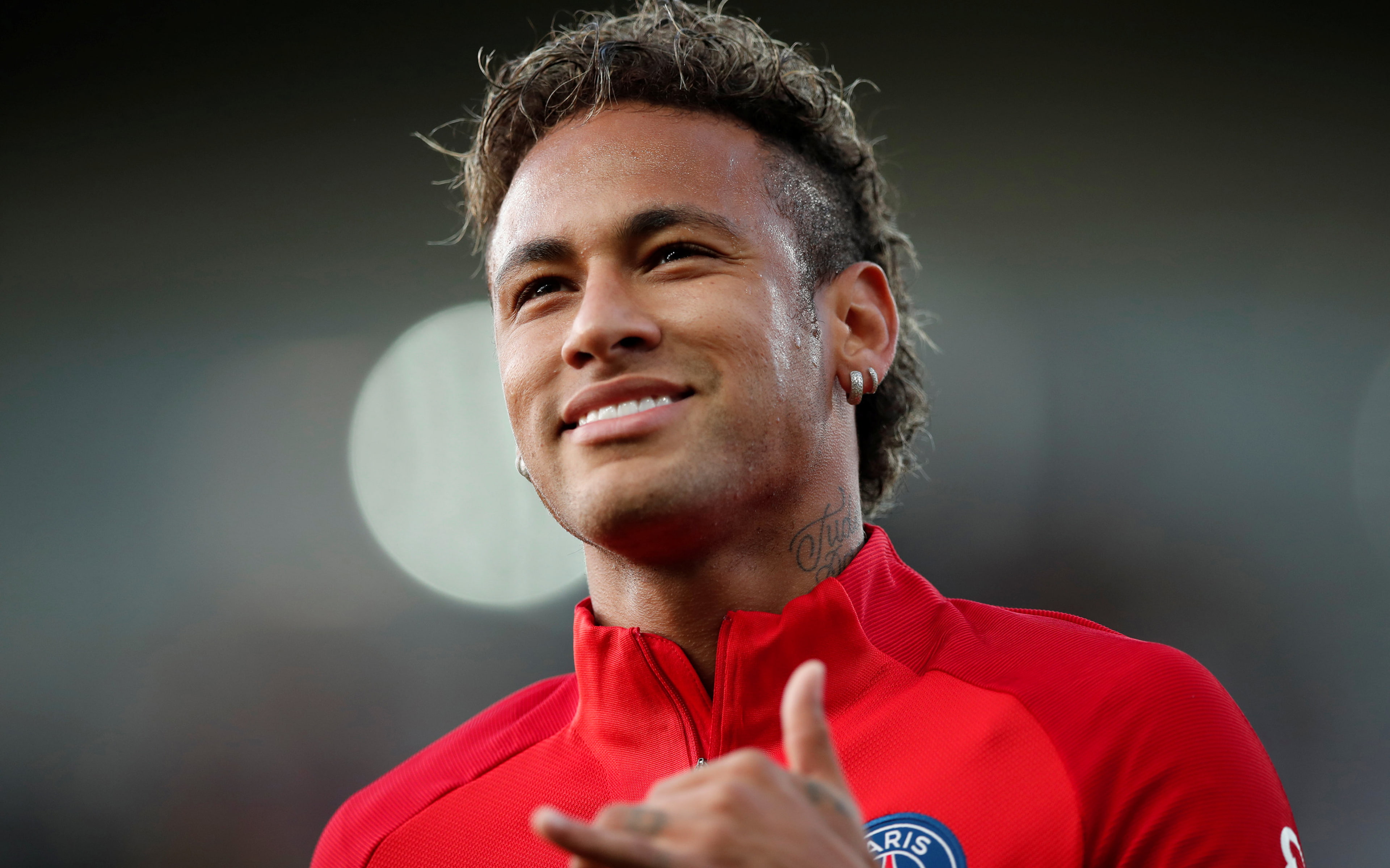 young adult, jr, emotion, gesturing, red, portrait, lifestyles, neymar, looking, standing, leisure activity, one person, 4K, young men, casual clothing, HD Wallpaper