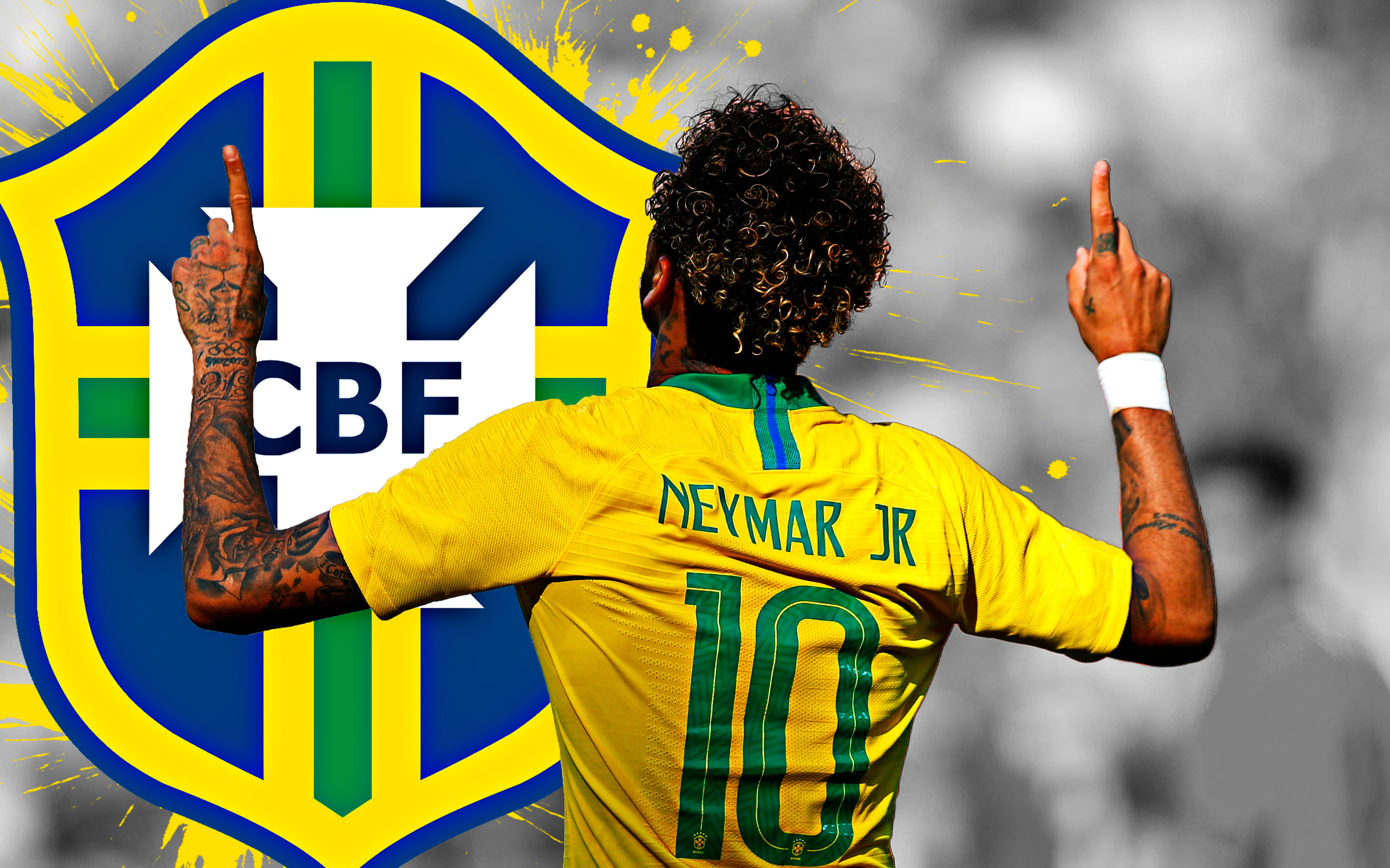 Brazilian, Soccer, 4K, Neymar, HD Wallpaper