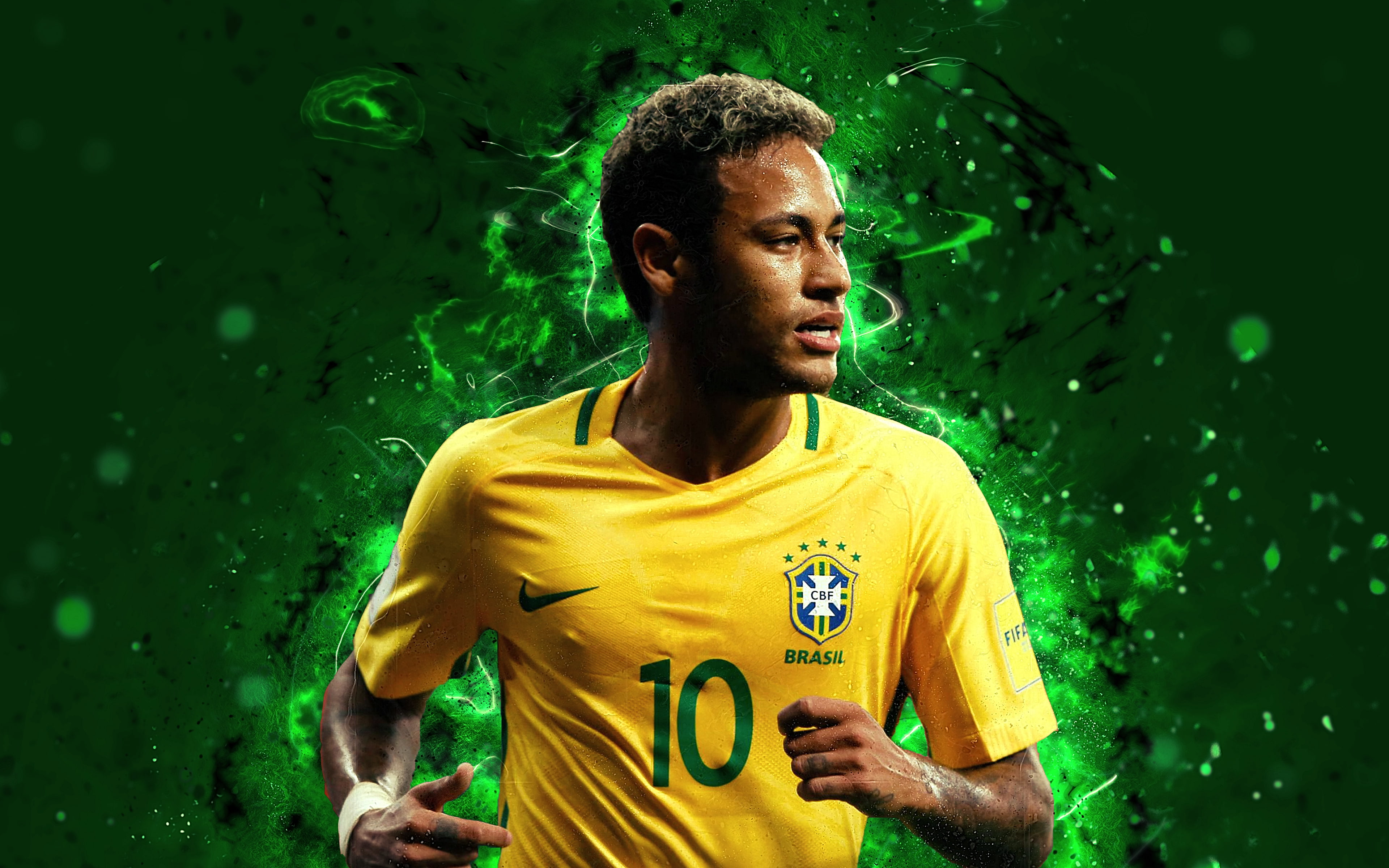 Neymar, 4K, HD Wallpaper