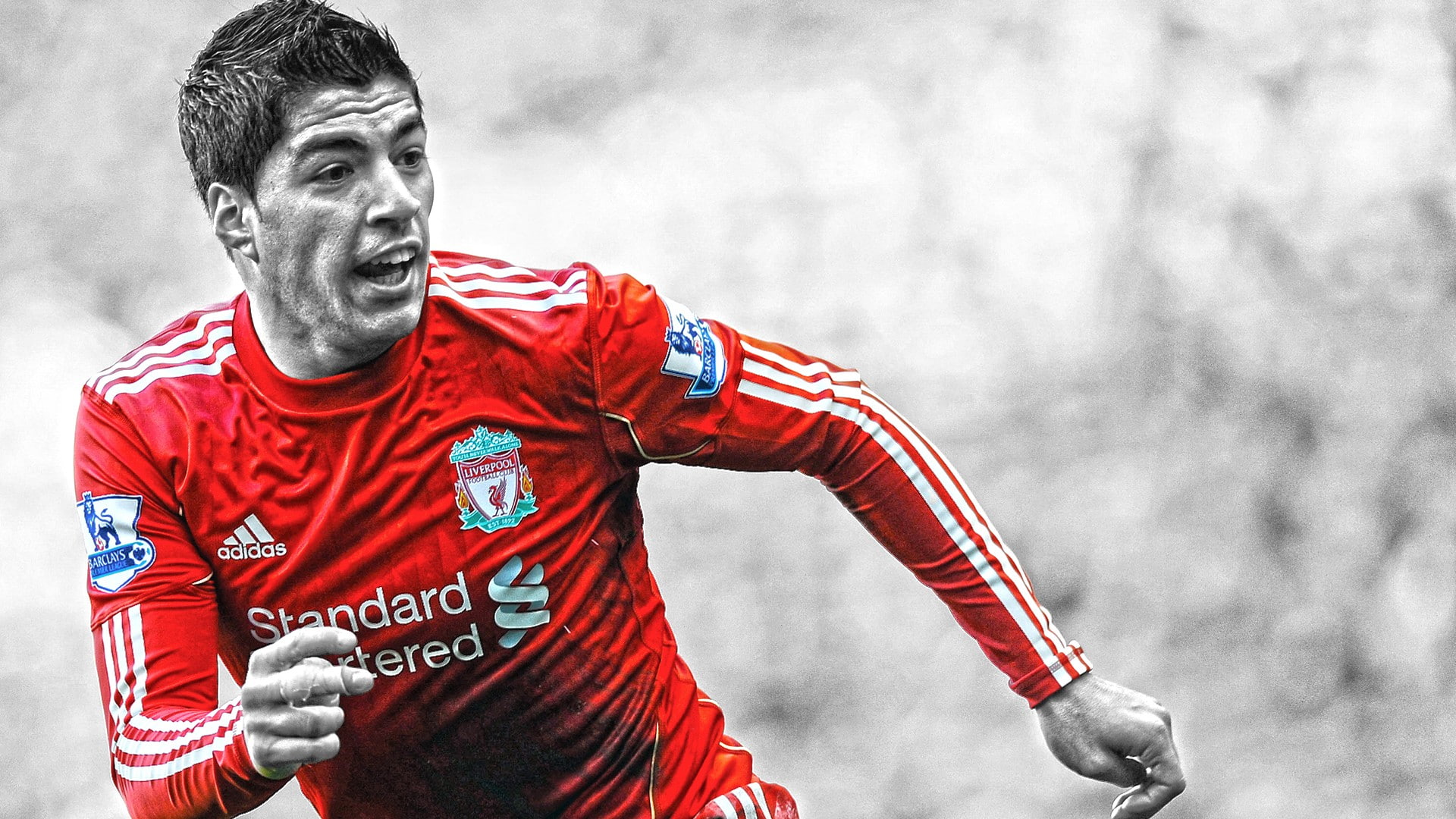 league, 1080P, selective, soccer, coloring, premier, hdr, photography, cutout, luis, suarez, HD Wallpaper