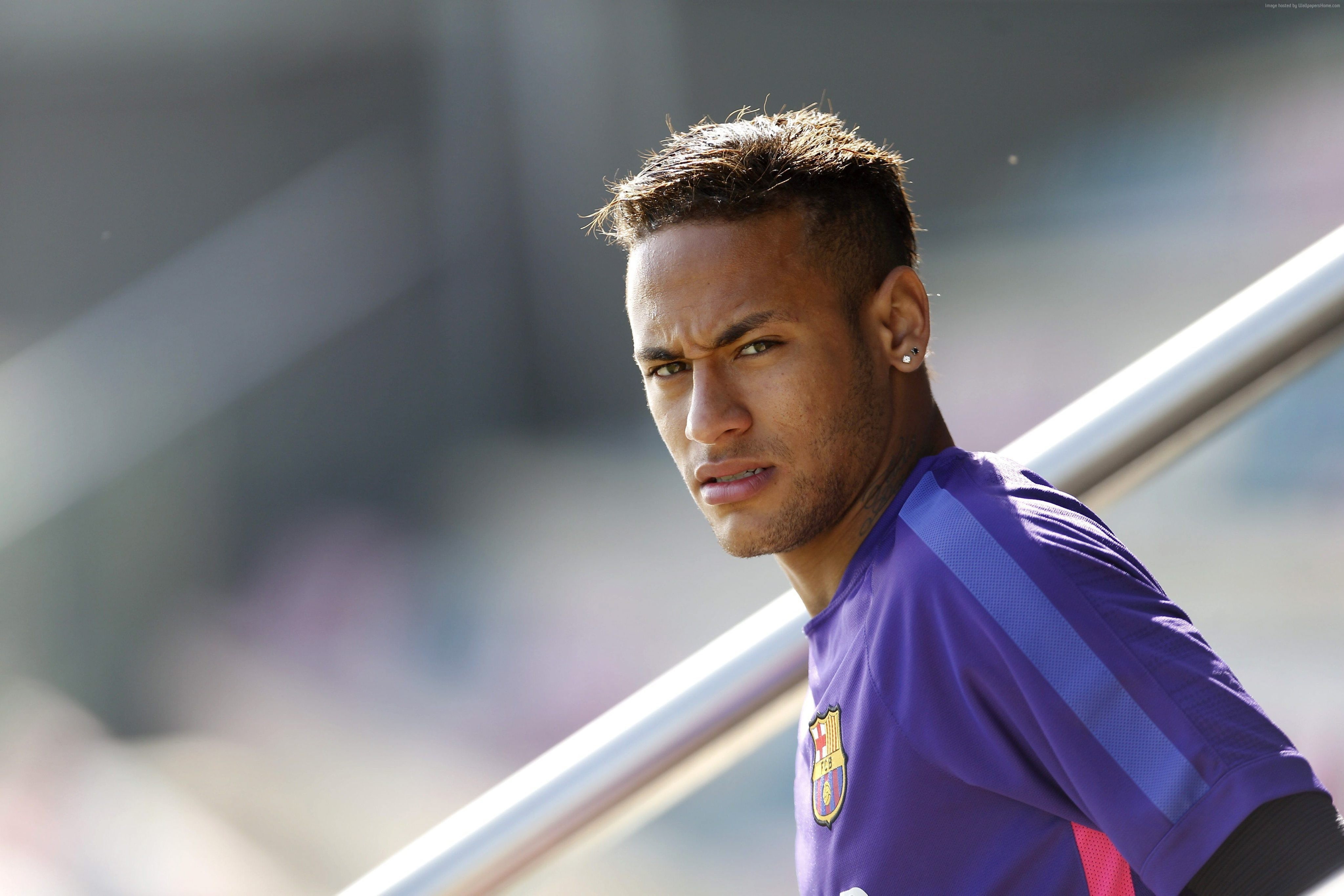 FCB, Barcelona, 4K, Neymar, soccer, 4K, HD Wallpaper