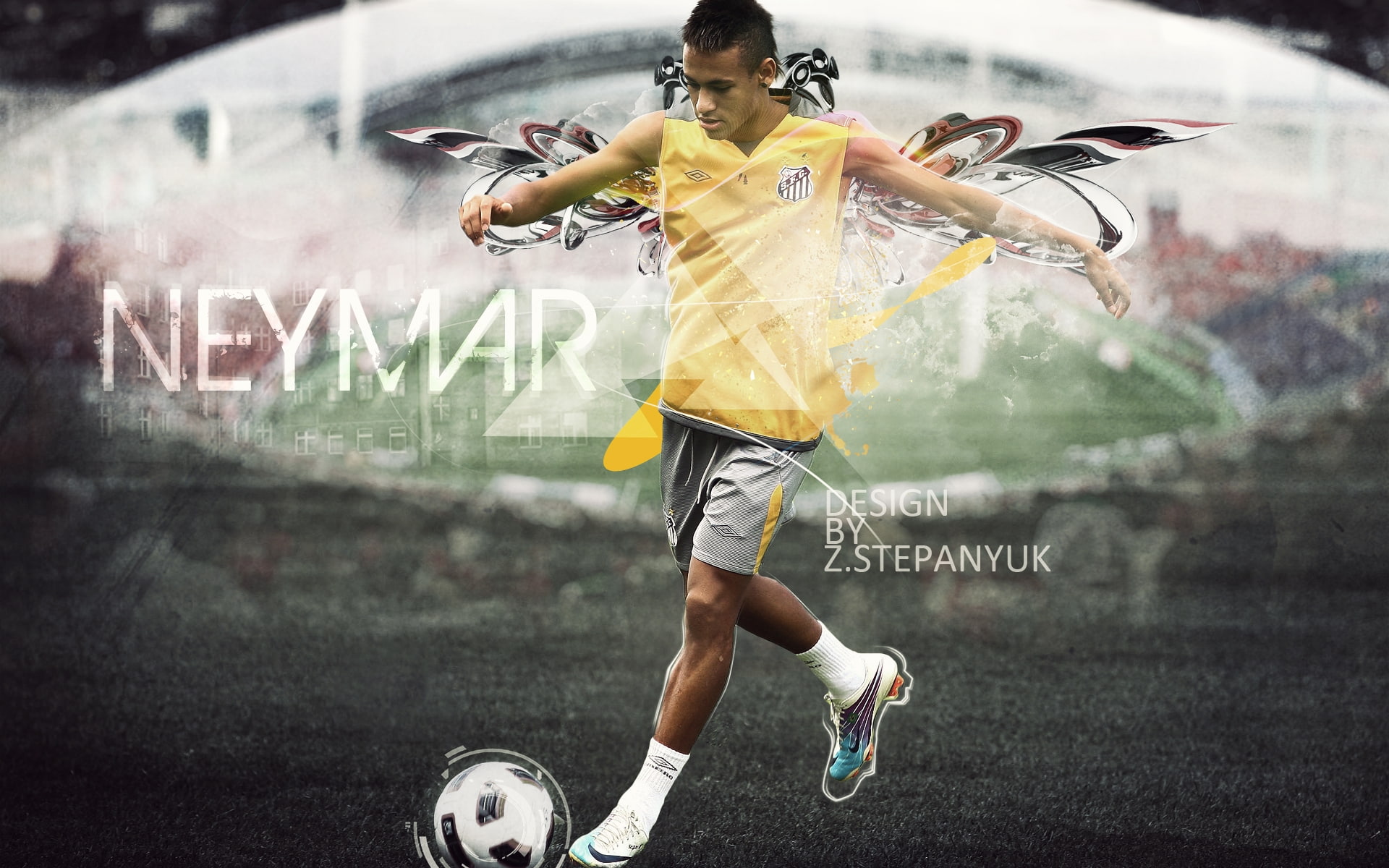 da, 1080P, neymar, silva, real madrid, santos, football, HD Wallpaper