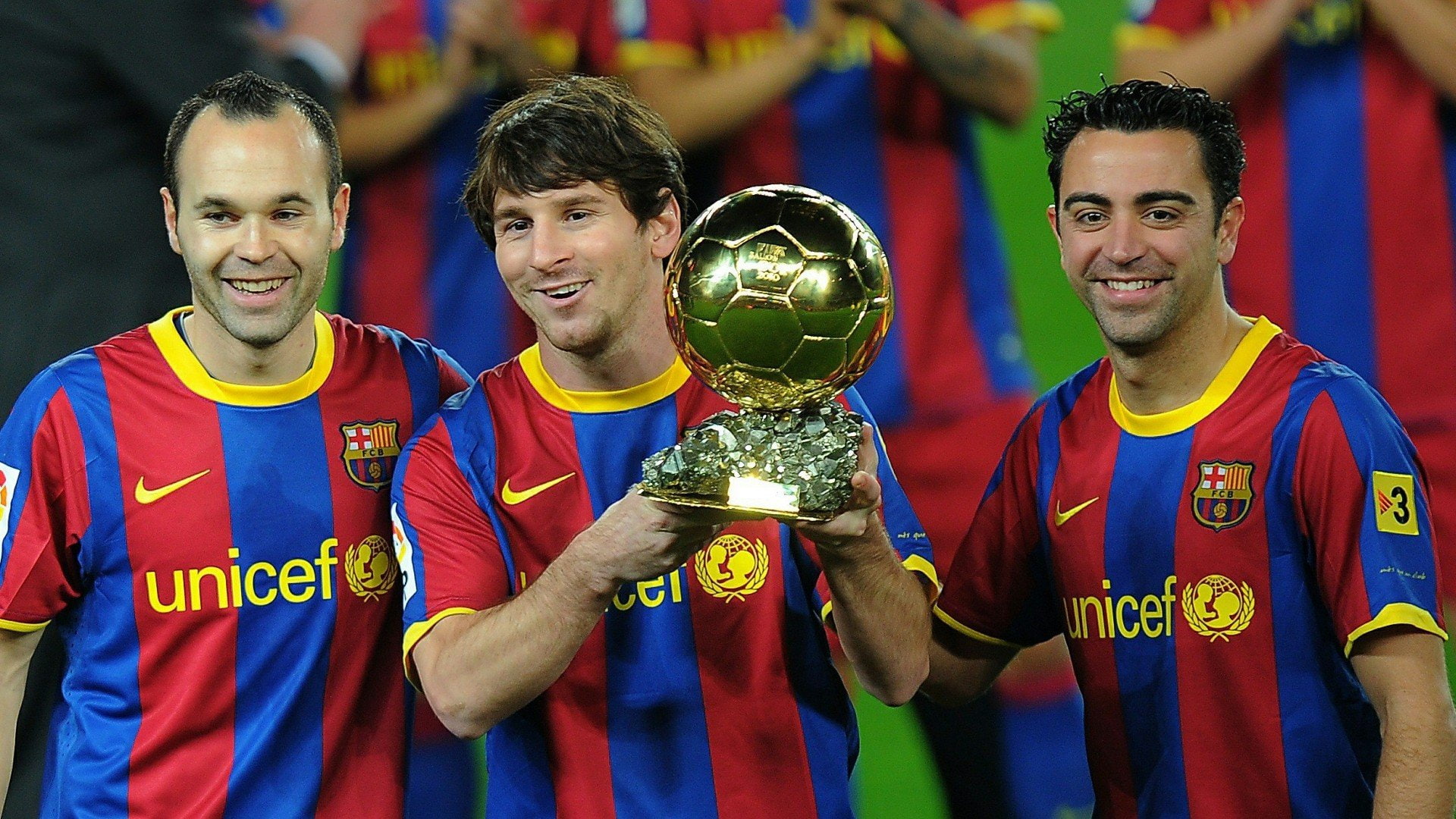 lionel, iniesta, cups, liga, barcelona, messi, hernandez, 1080P, xavi, HD Wallpaper