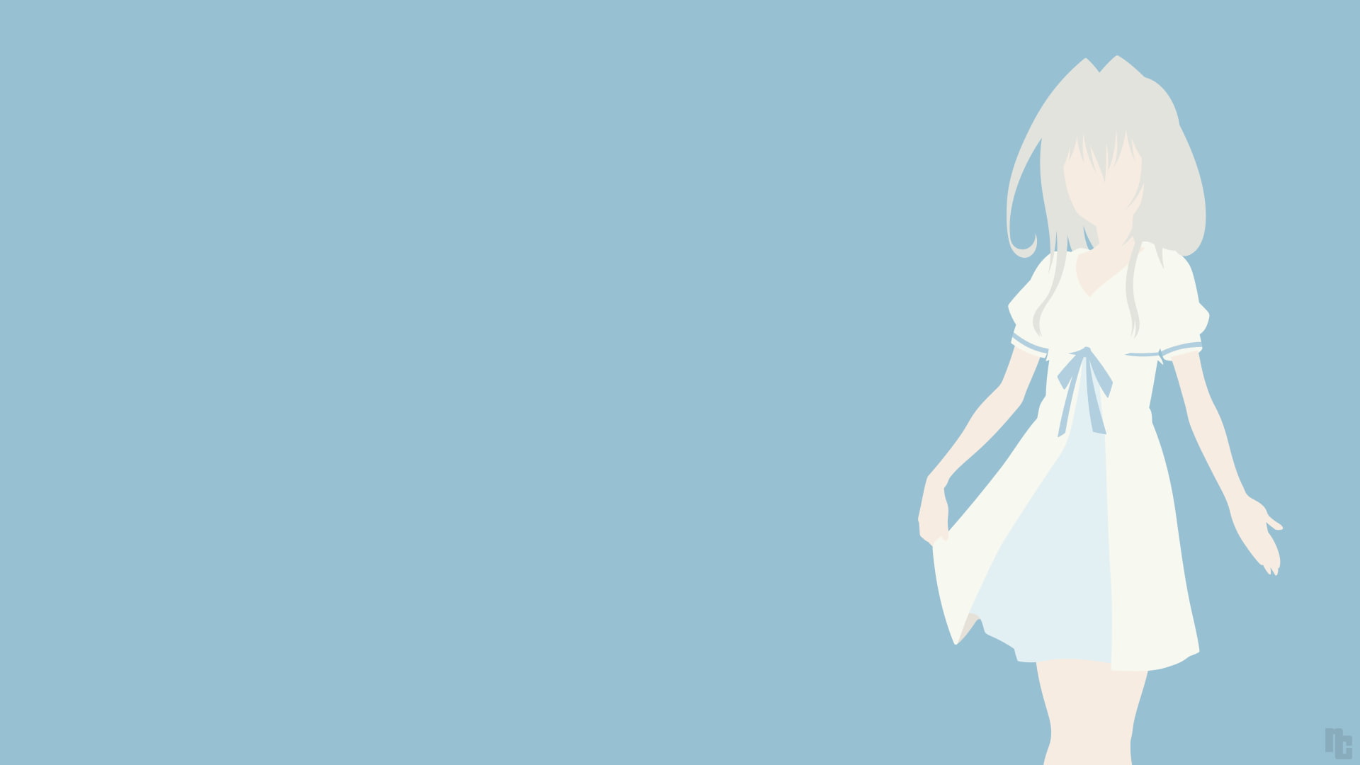 1080P, Hundred, Emilia Hermit, anime girls, HD Wallpaper
