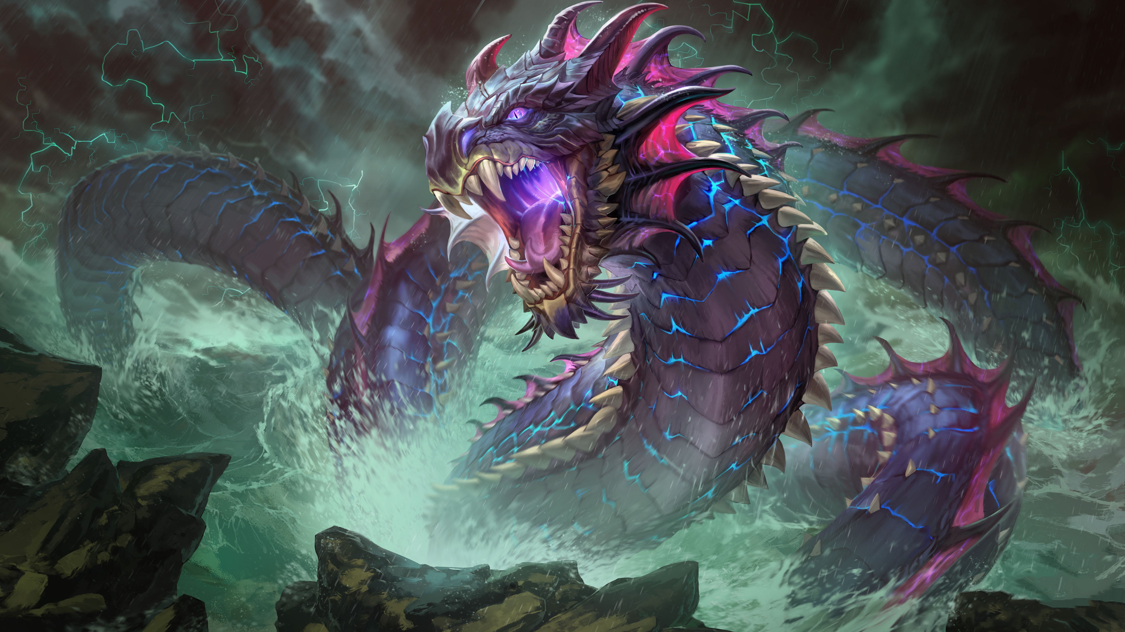 Smite, Video Game, 4K, Jormungandr (Smite), HD Wallpaper