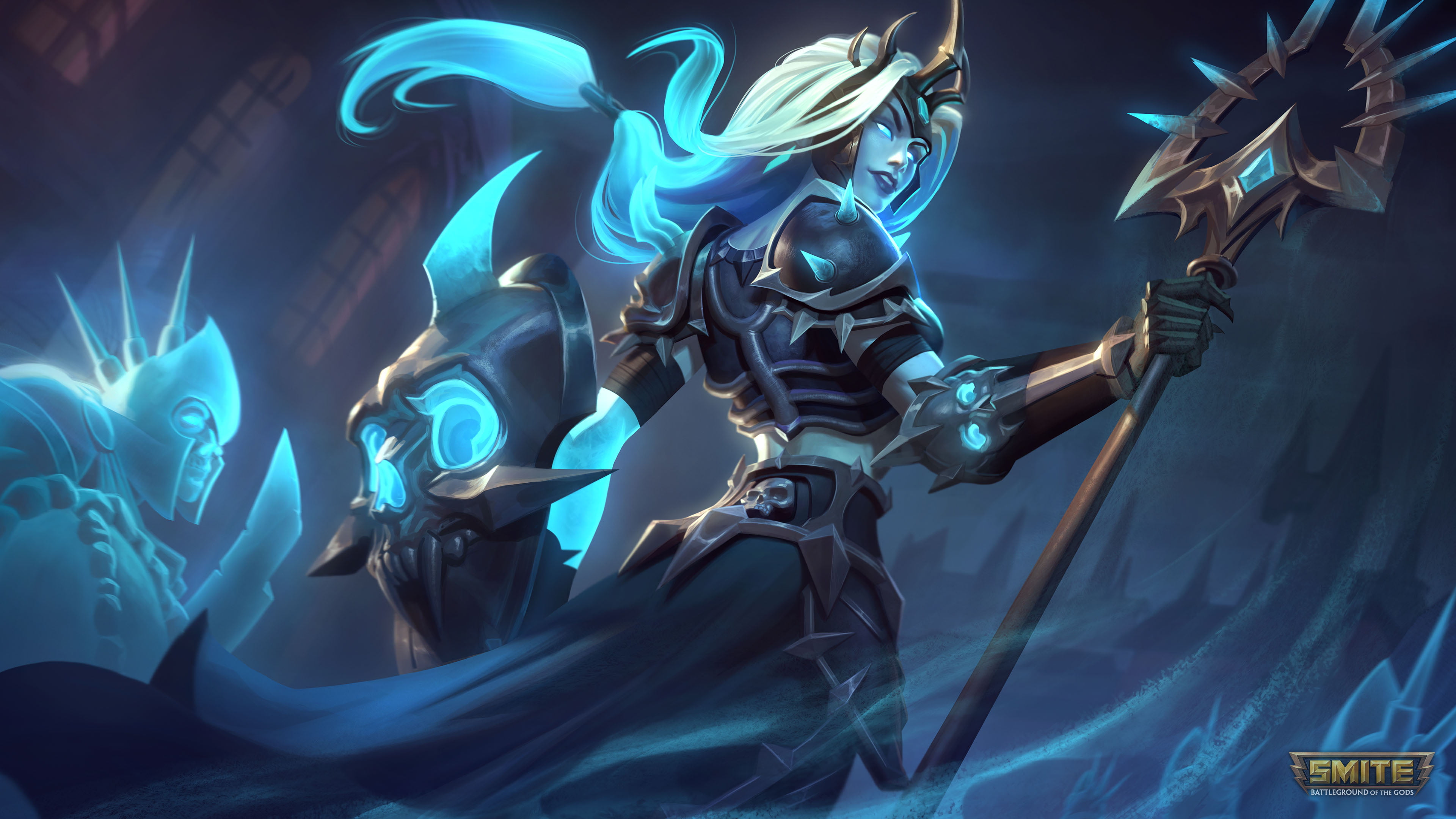4K, Video Game, Athena (Smite), Smite, HD Wallpaper