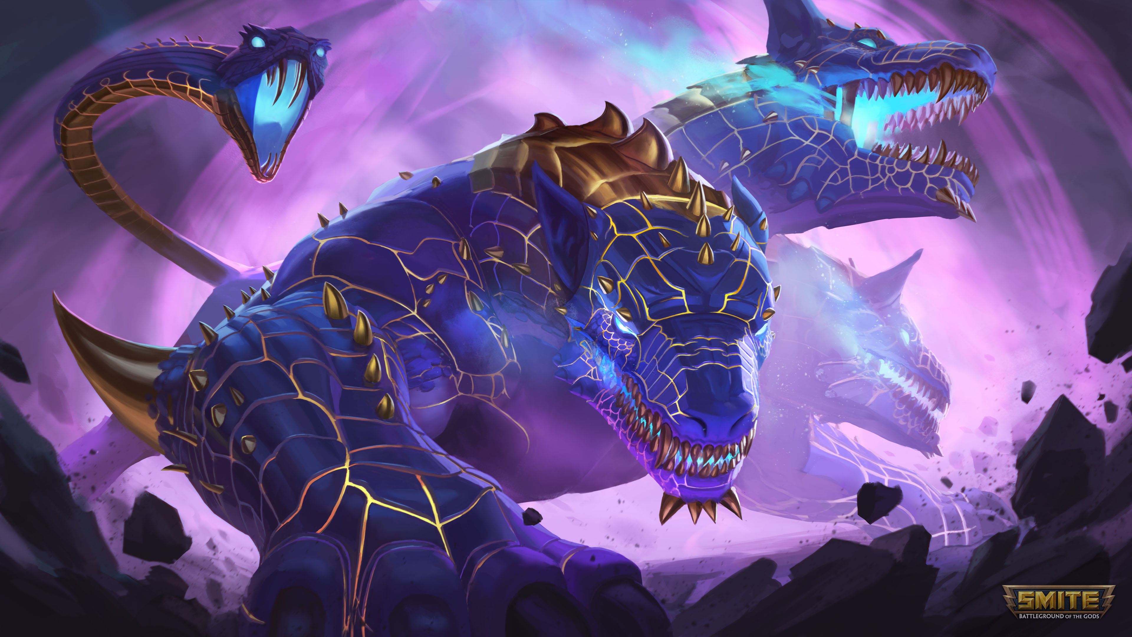 Smite, Cerberus (Smite), 4K, Video Game, HD Wallpaper