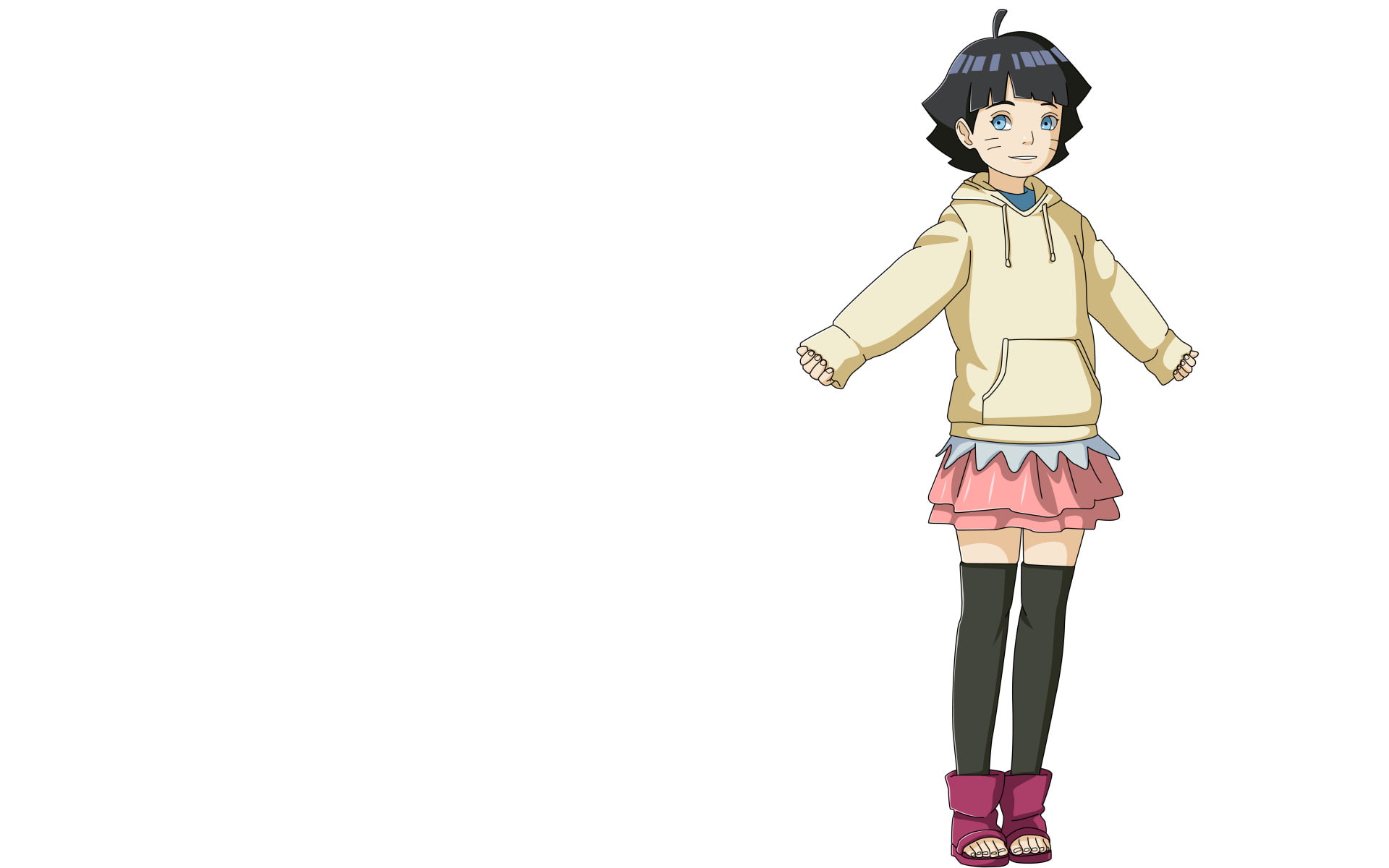 Himawari Uzumaki, Boruto, Anime, 1080P, HD Wallpaper