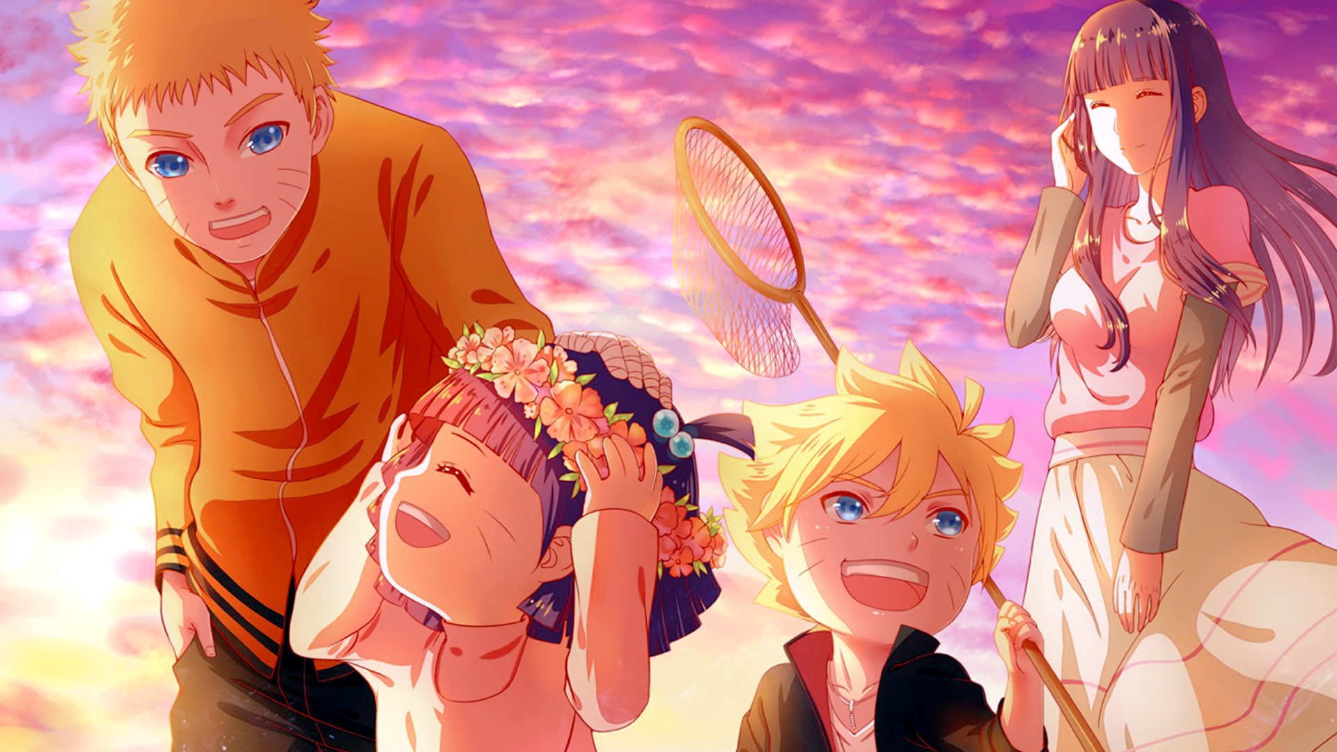 festival, sky, event, anime, mask - disguise, mask, women, disguise, representation, arts culture and entertainment, Families, Naruto Shippuuden, Uzumaki Naruto, HD Wallpaper