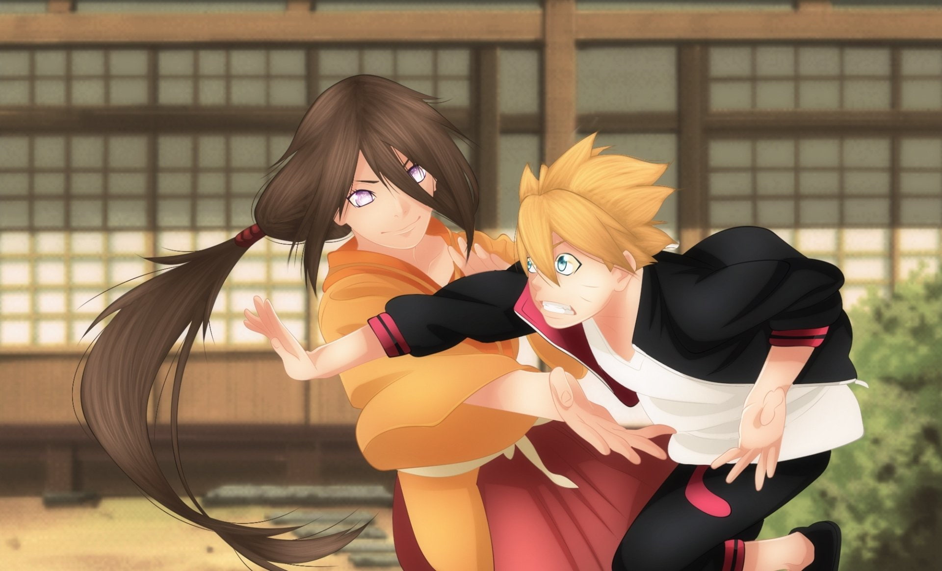 1080P, Boruto, Anime, Hanabi Hyûga, Boruto Uzumaki, HD Wallpaper
