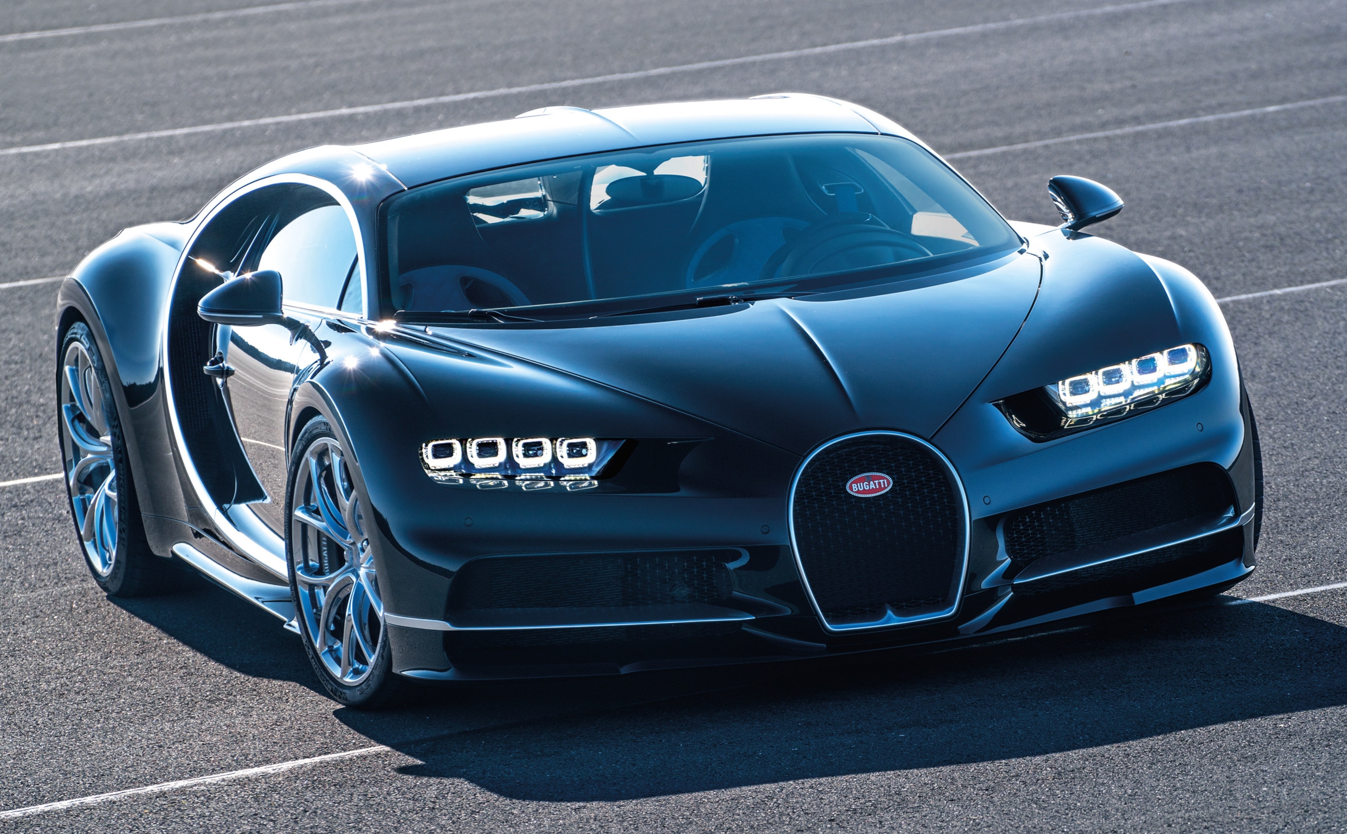 street, silver colored, transportation, shiny, city, road, sports car, luxury, 5K, day, sunlight, blue, chiron, headlight, Cars, racecar, land vehicle, HD Wallpaper