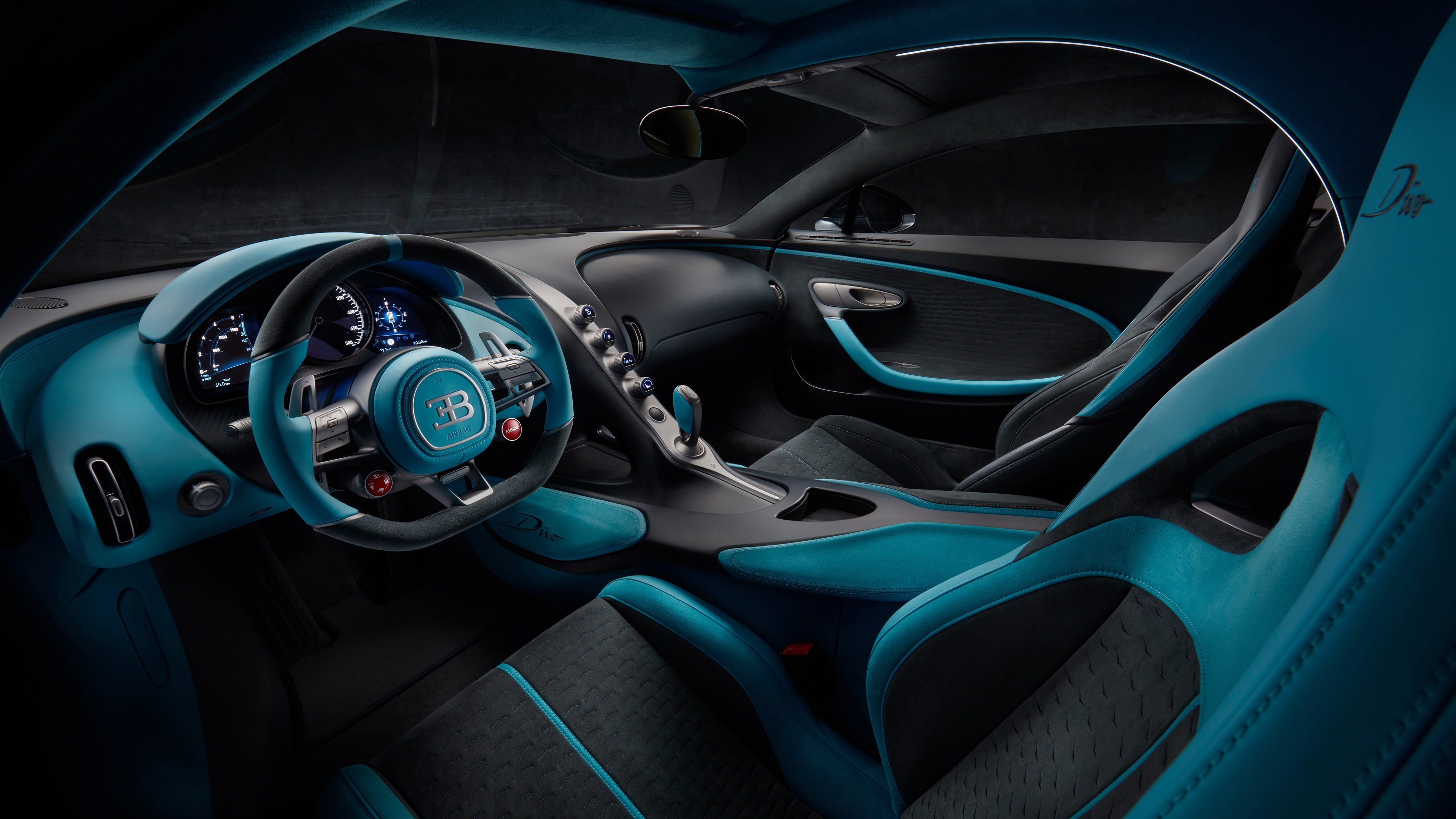 Divo, Interior, 4K, 2019, Bugatti, HD Wallpaper
