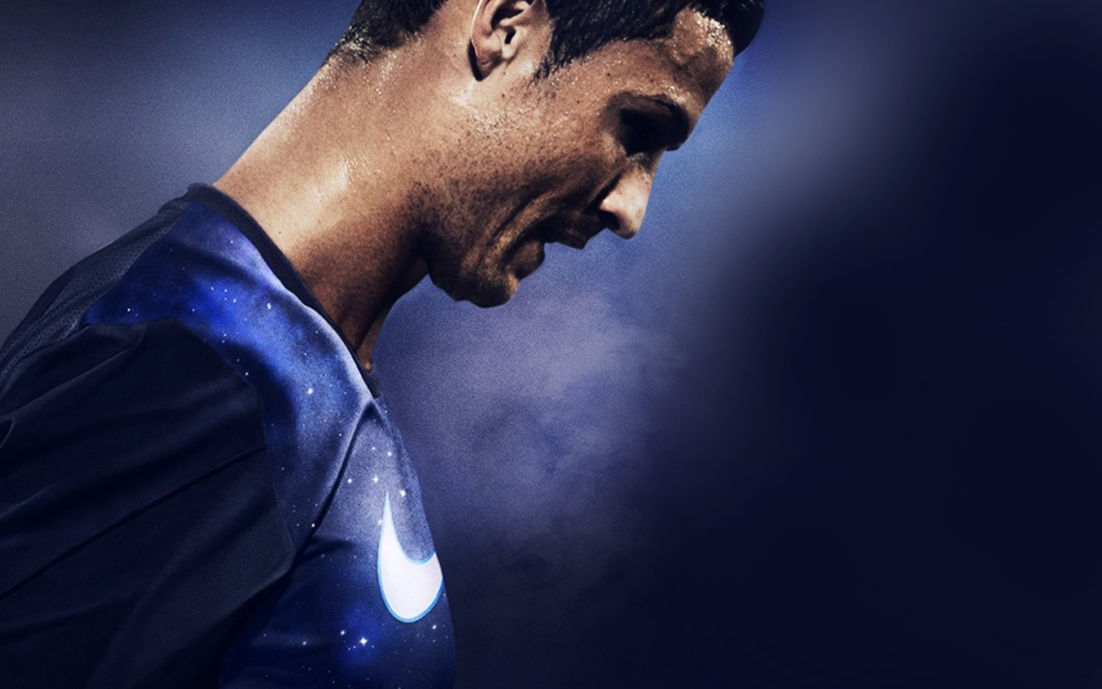 sports, human body part, mouth, lifestyles, christiano, men, side view, headshot, aggression, young men, 4K, indoors, mouth open, blue, close-up, one person, HD Wallpaper