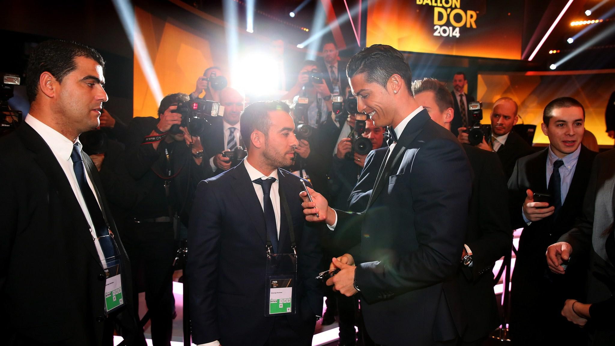 1080P, cristiano ronaldo, nominee, ballon dor, 2015, ronaldo, d, christiano, madrid, portugal, cristiano, ballon, real, football, fifa, smiles, HD Wallpaper
