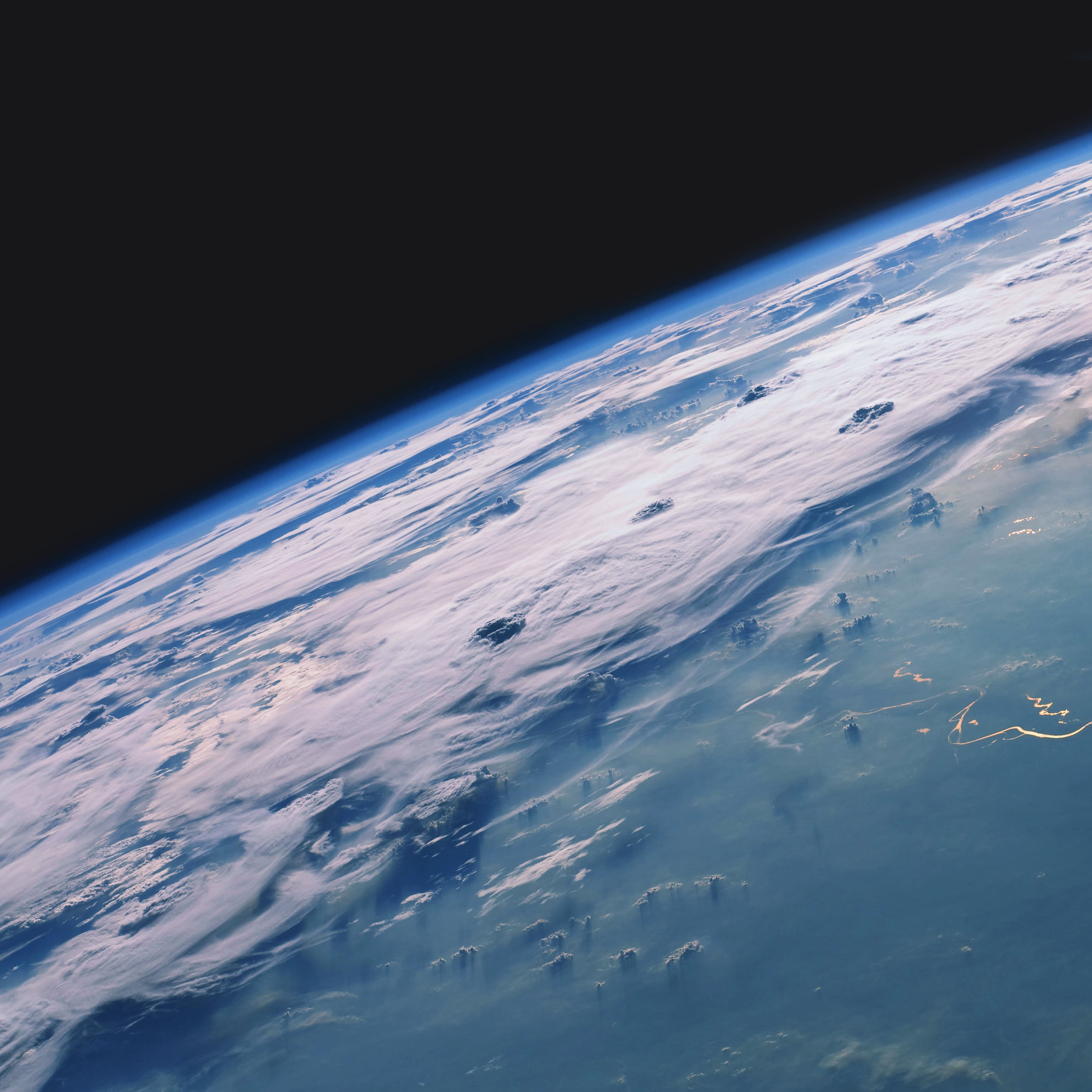 meteorology, white, nature, space exploration, black background, environment, astronomy, aerial view, horizon, mattress, galaxy, planet earth, Apple Inc., Phone HD Wallpaper
