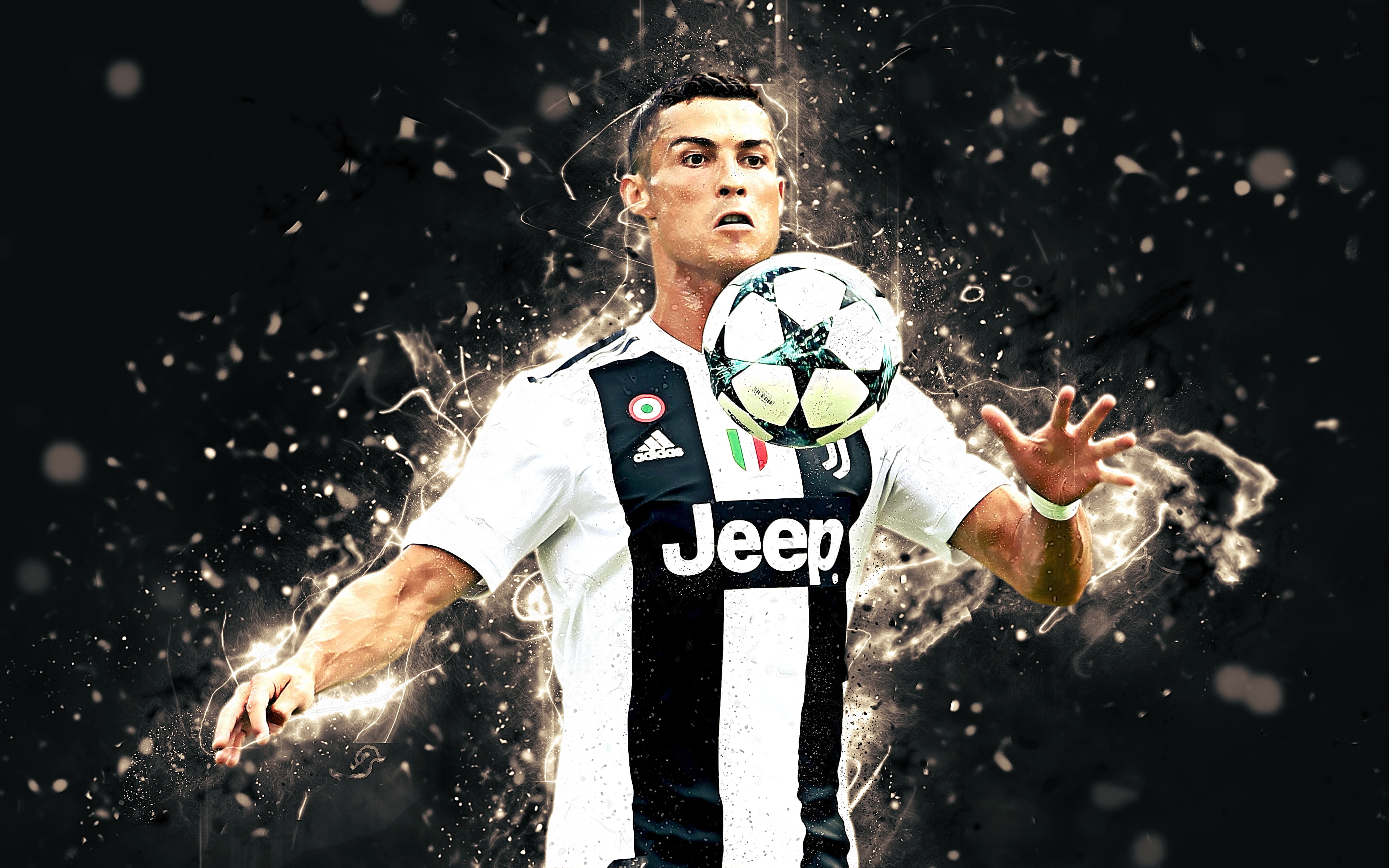 Cristiano Ronaldo, Soccer, Juventus F.C., 4K, HD Wallpaper