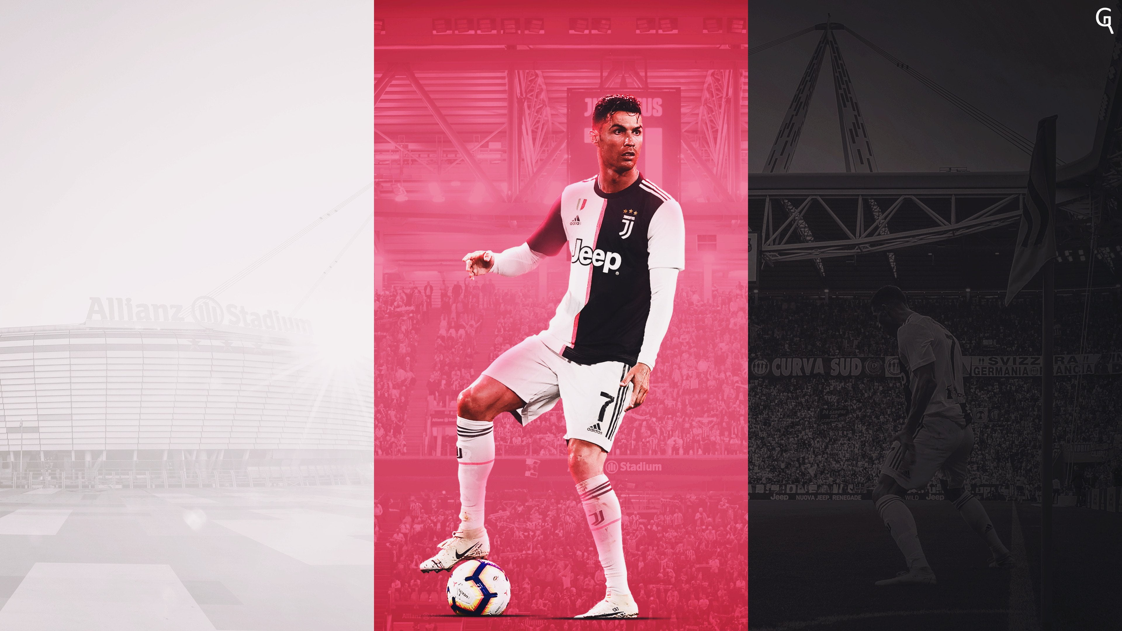 Soccer, 4K, Cristiano Ronaldo, Juventus F.C., Portuguese, HD Wallpaper