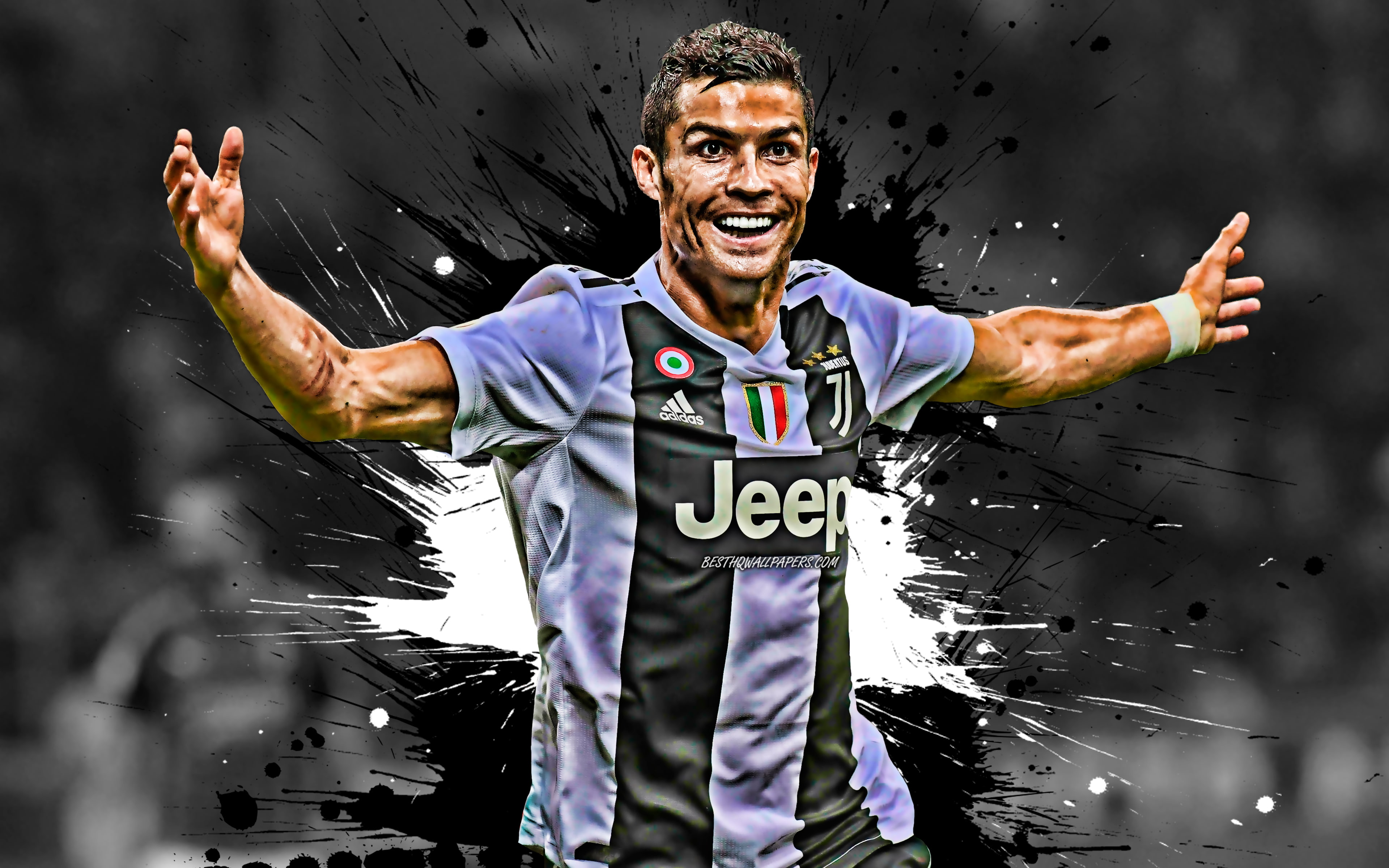 4K, Soccer, Portuguese, Juventus F.C., Cristiano Ronaldo, HD Wallpaper