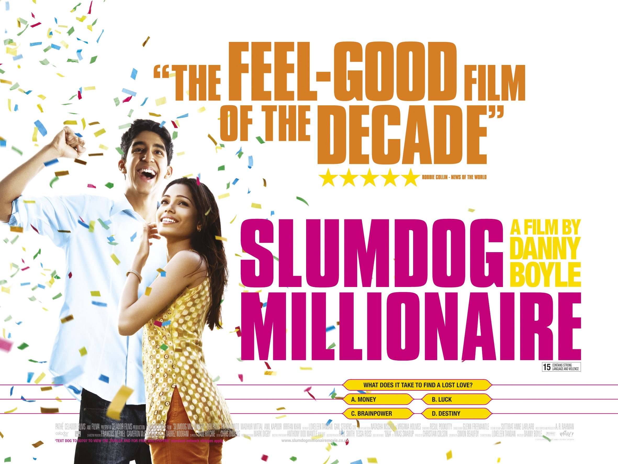 poster, crime, drama, millionaire, thriller, slumdog, romance, 1080P, HD Wallpaper