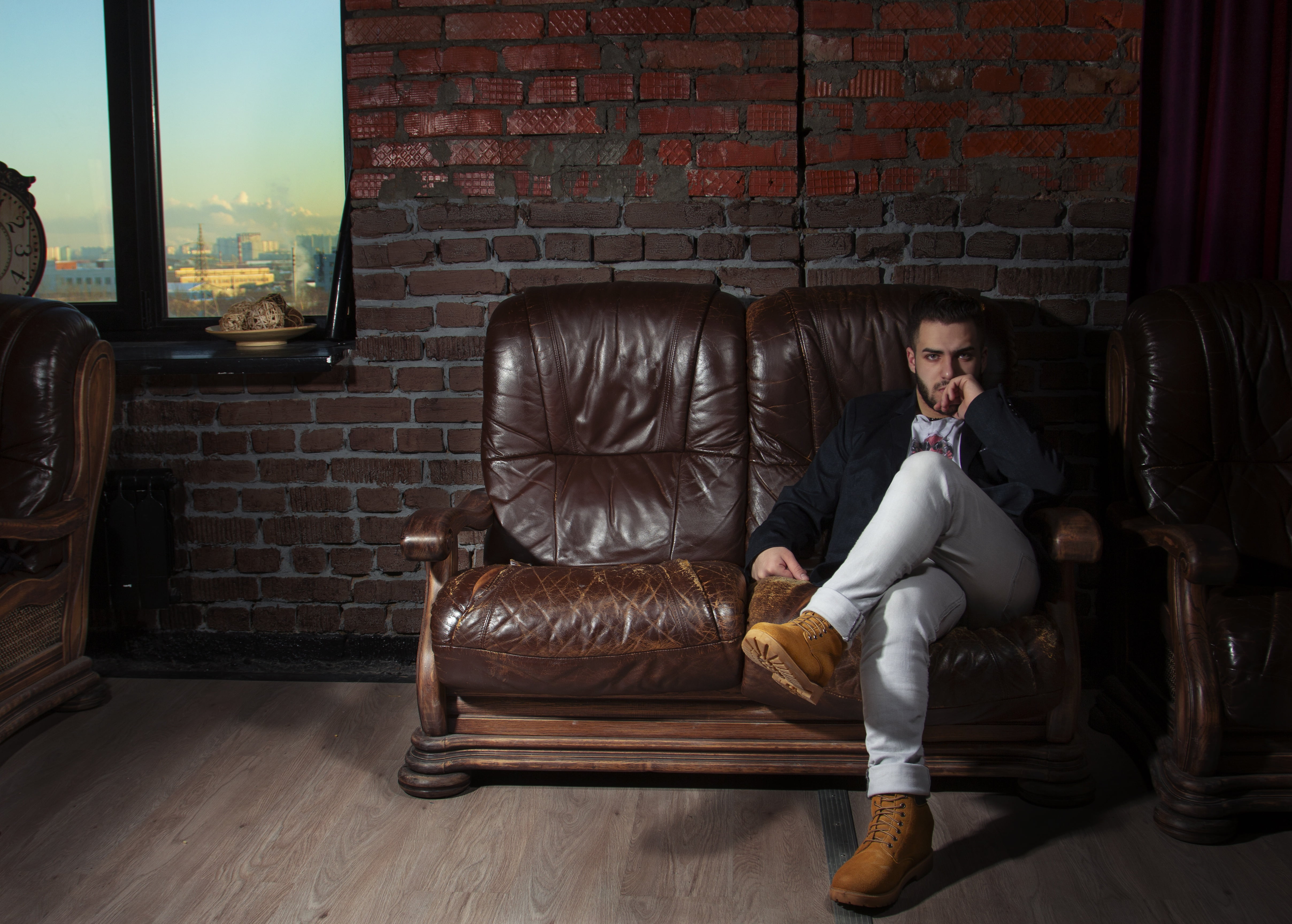 Hi-tech, 4K, male, beard, Millionaires, interior, HD Wallpaper
