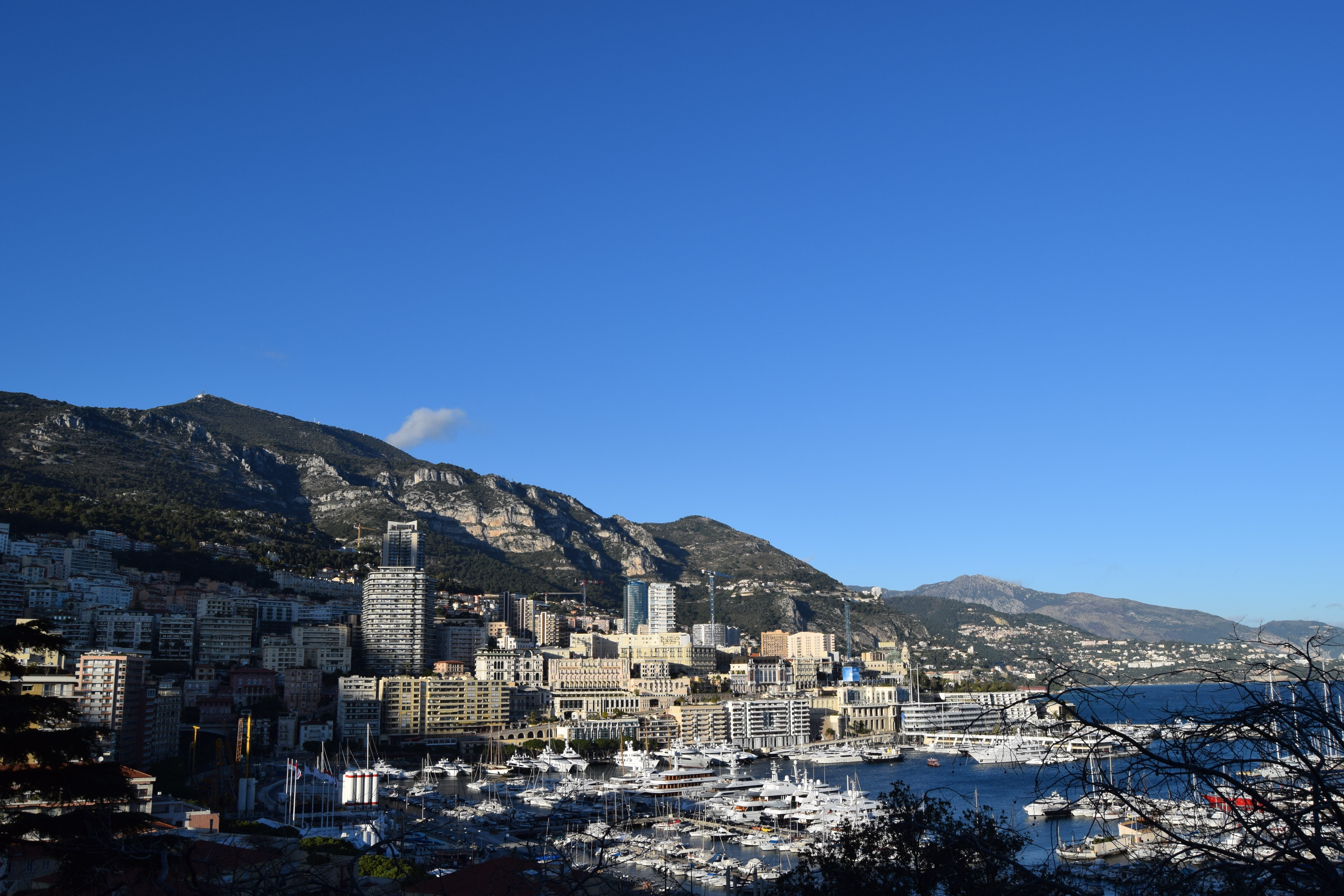 sea, no people, principality, collection of yachts, day, architecture, cityscape, clear sky, europe, 5K, outdoor, harbor, marina, bay, monaco, outdoors, HD Wallpaper