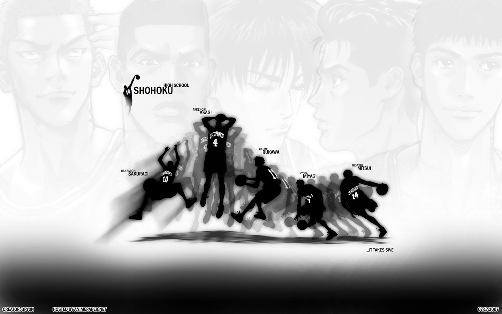 720P, Slam Dunk, Anime, HD Wallpaper