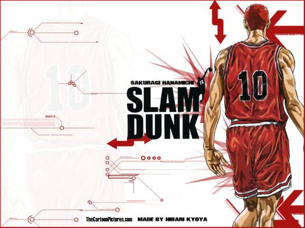 slam Dunk, basket, cartoon, anime, serial, kid, 480P, HD Wallpaper