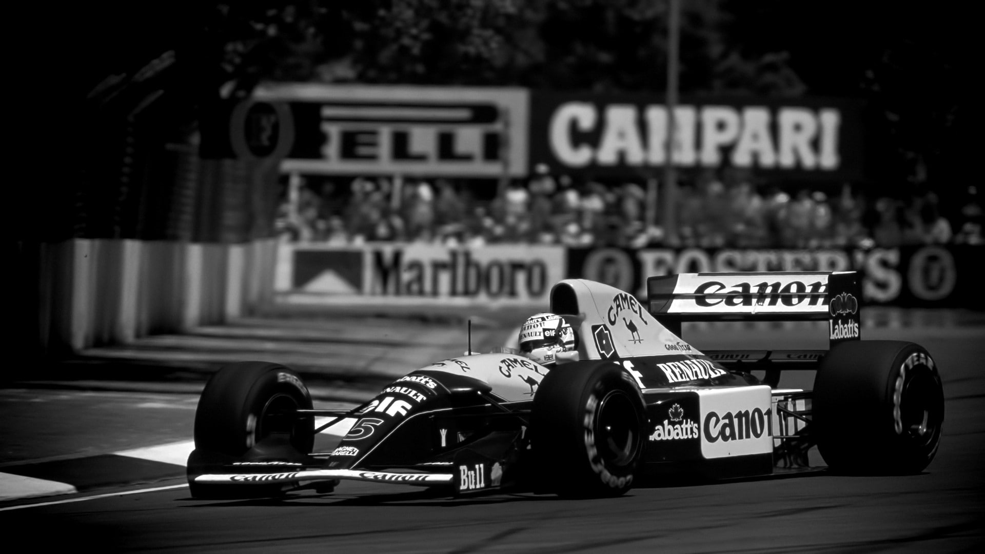 Formula 1, Nigel Mansell, car, 1080P, HD Wallpaper