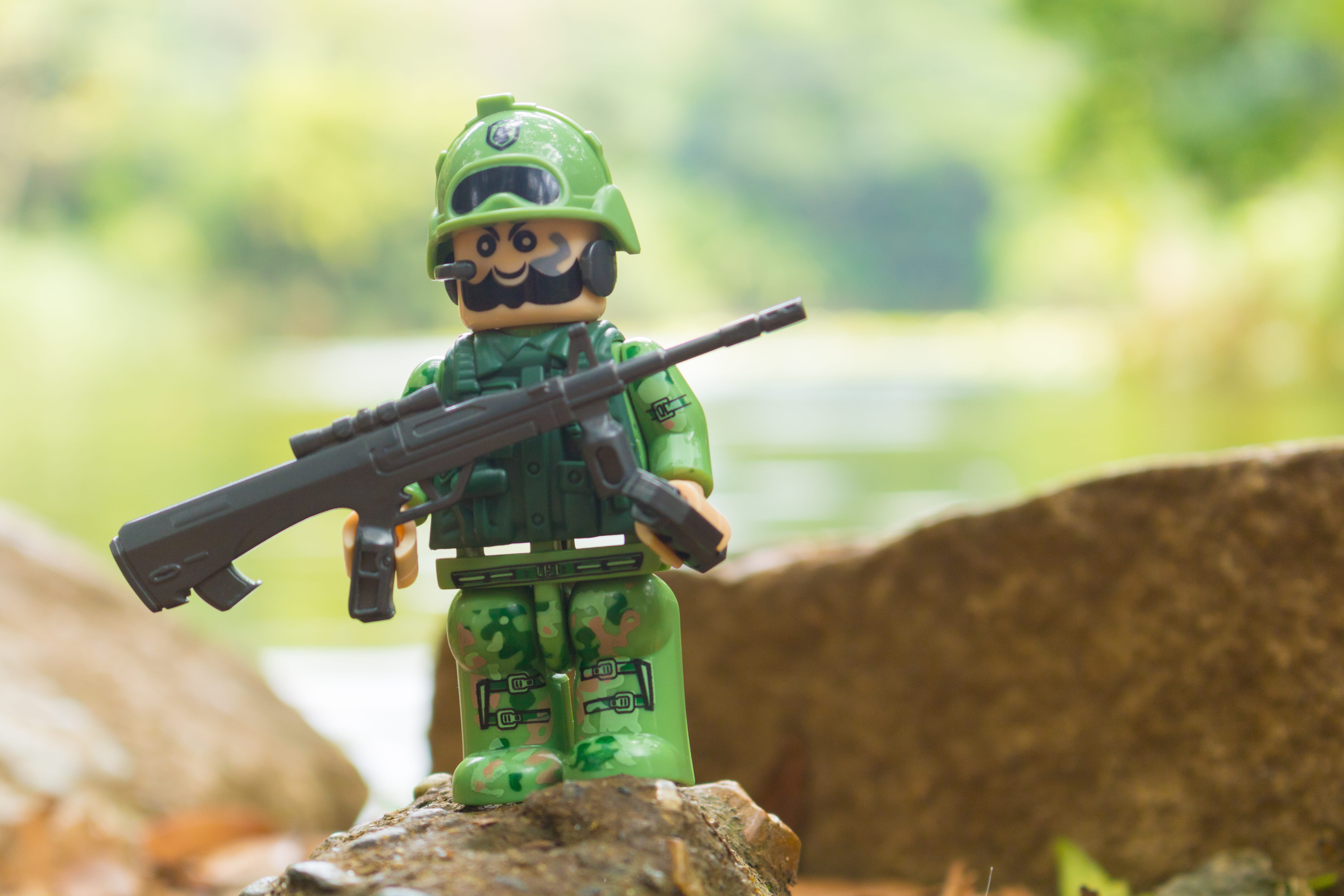 security, empire, protection, outdoors, government, armed forces, headwear, soldier, day, lego, helmet, boys, waist up, weapon, military, nature, toy, 5K, HD Wallpaper