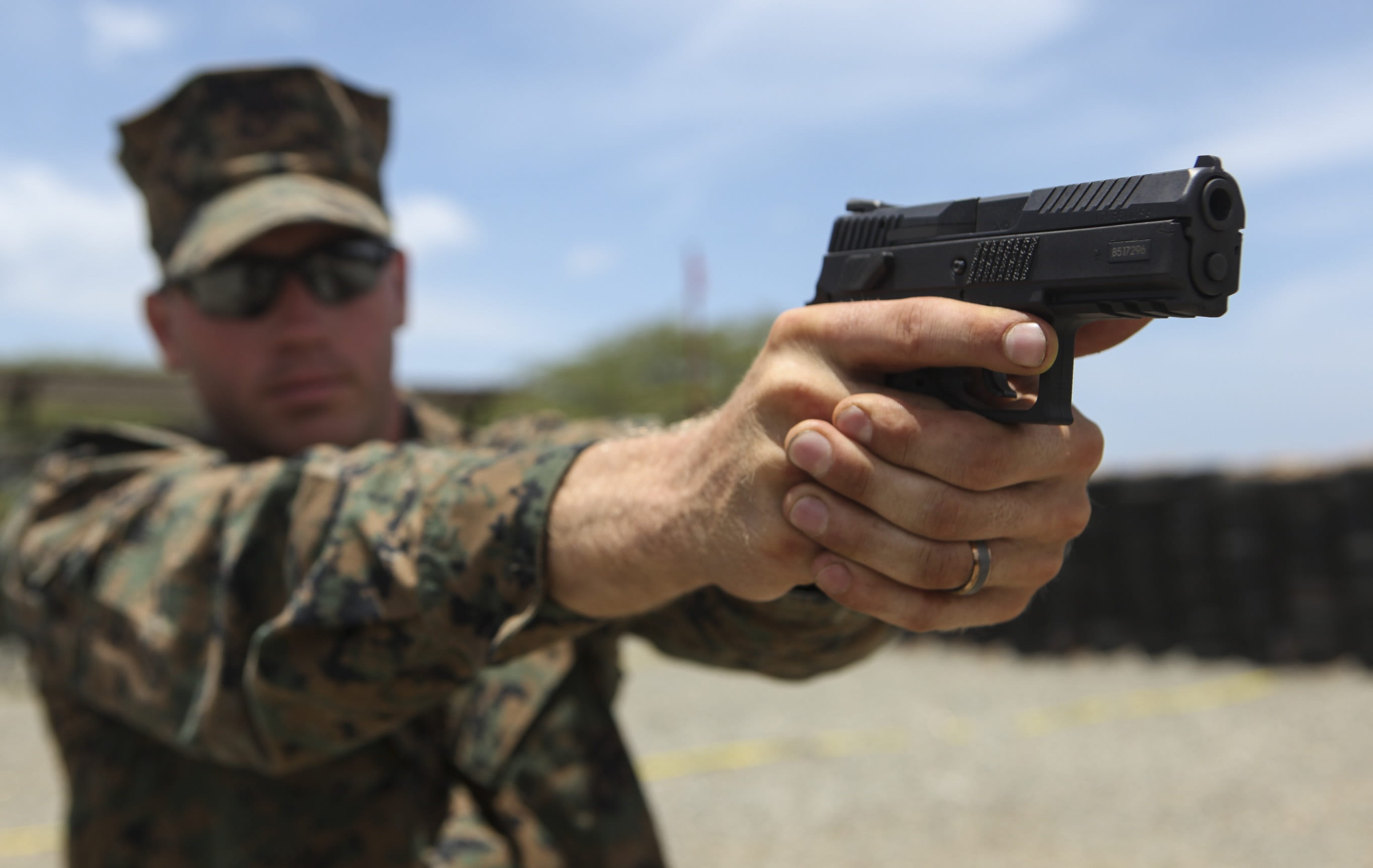 aggression, usmc, training, outdoors, clothing, day, army soldier, 2K, war, weapon, army, soldier, government, warfare, military, marines, special, military uniform, HD Wallpaper
