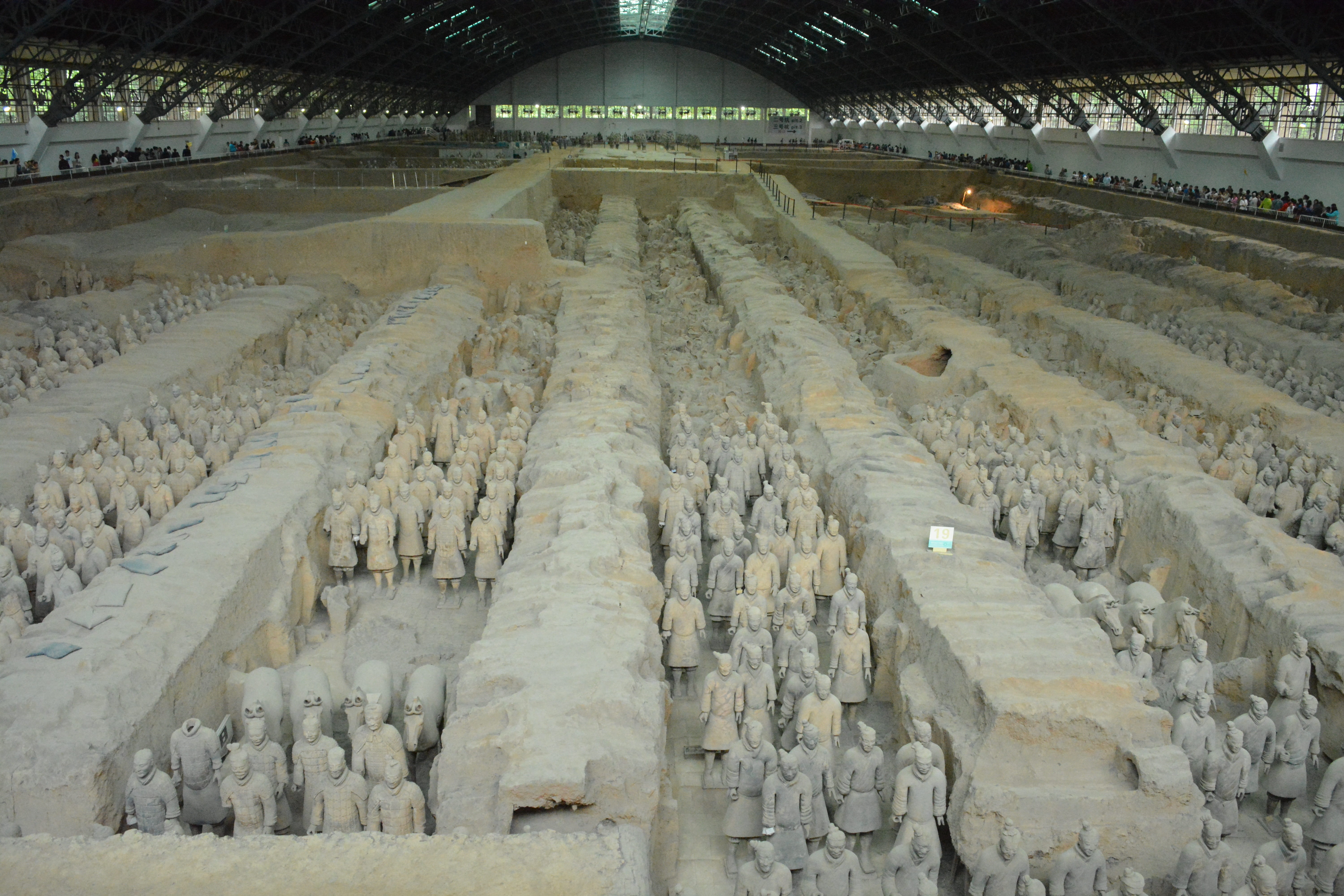 archaeology, illuminated, xian, spirituality, xian, history, the past, ancient civilization, archeology, architecture, 5K, old, museum, low angle view, HD Wallpaper