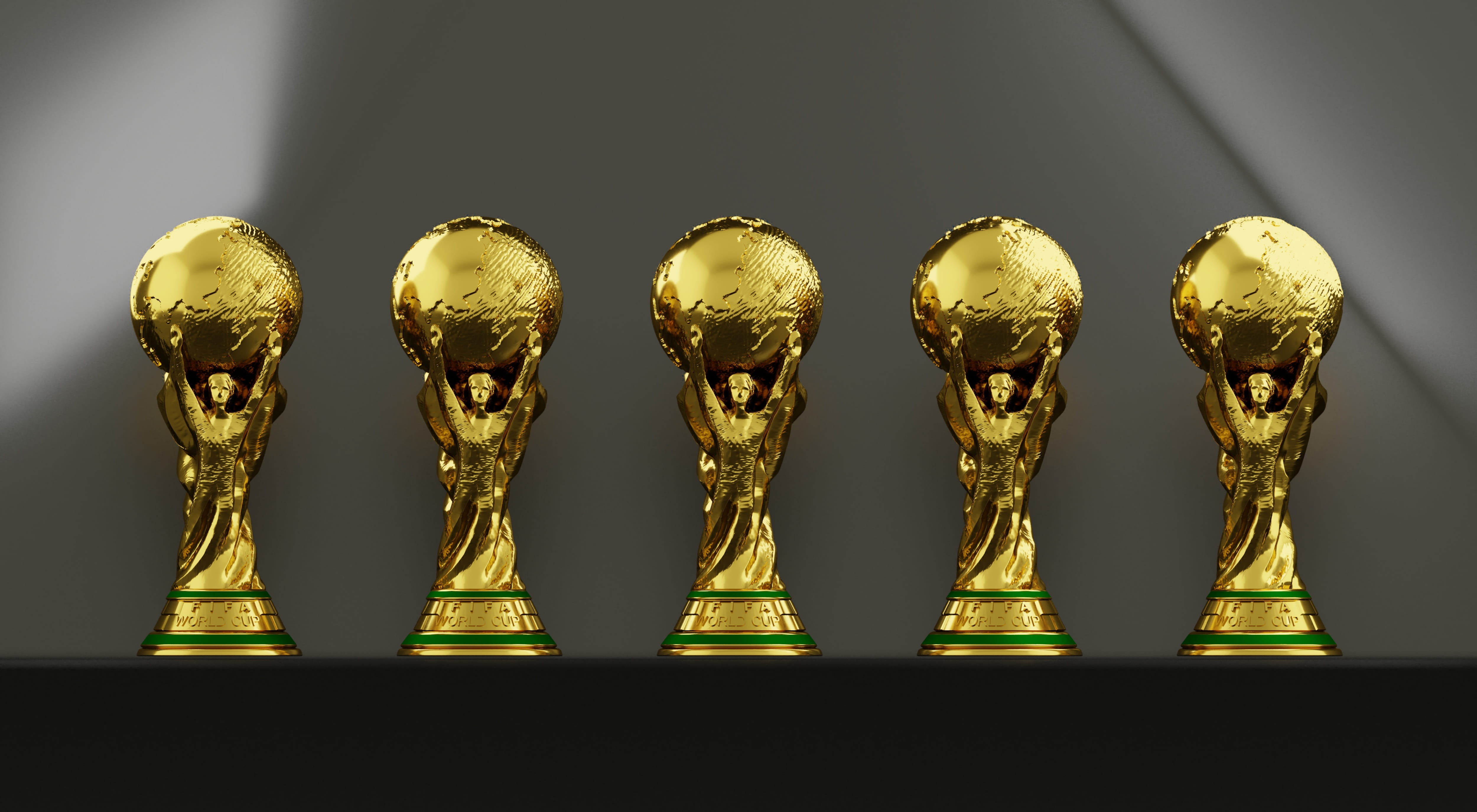 win, club, medal, shiny, indoors, gold colored, winner, group of objects, side by side, cut out, champion, football, success, 4K, competition, contest, HD Wallpaper