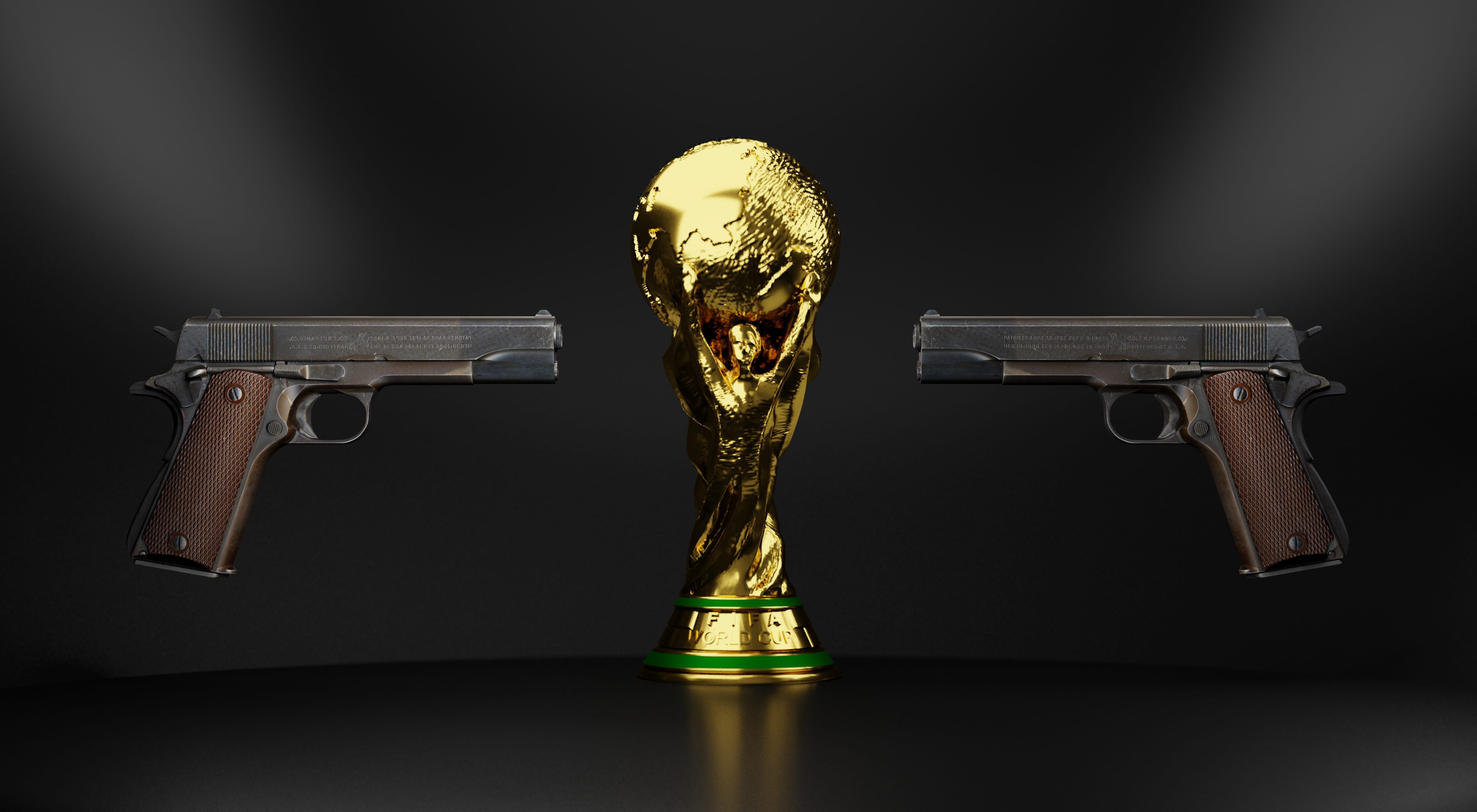 black background, bribe, cup, world, contest, wood - material, antique, representation, metal, winner, single object, criminal, human representation, 2018, HD Wallpaper