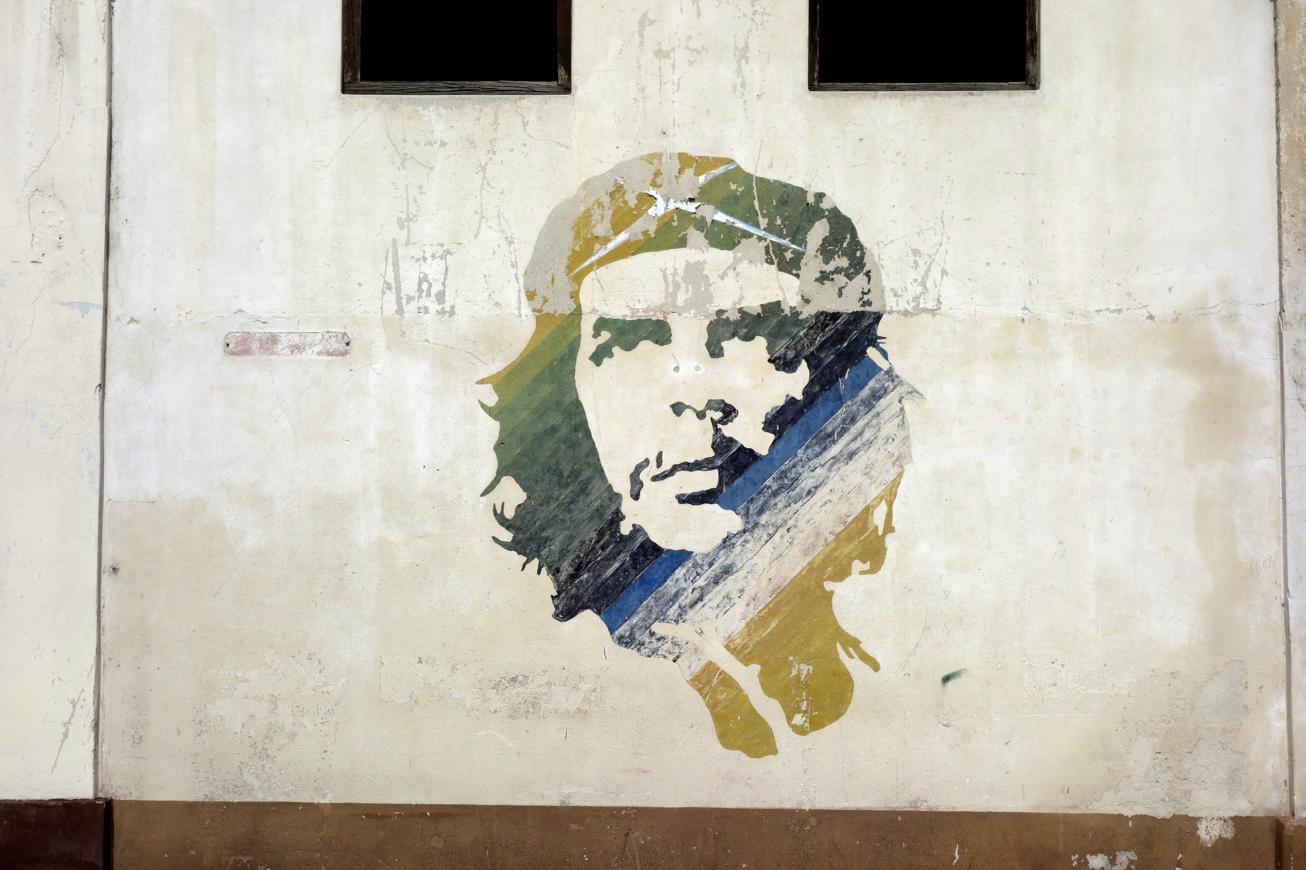 creativity, guerrilla leader, determination, paint, outdoors, target, wall, damaged, power, cuban revolution, leadership, directory, guerrilla, guevara, HD Wallpaper