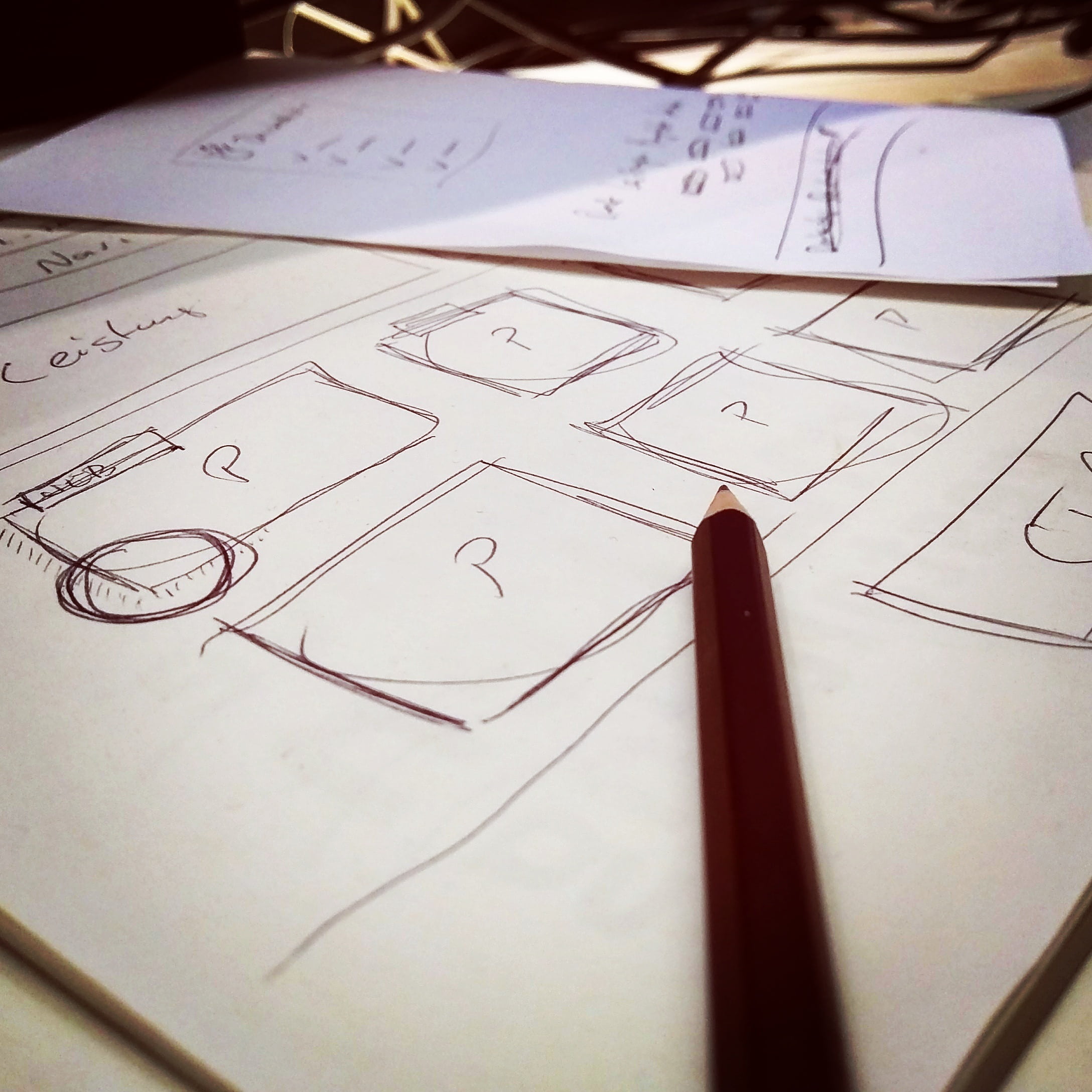 plan, drawing - activity, shot, art and craft, activity, geometric shape, leaves, conception, mockup, memo, selective focus, white, planning, creative, Phone HD Wallpaper