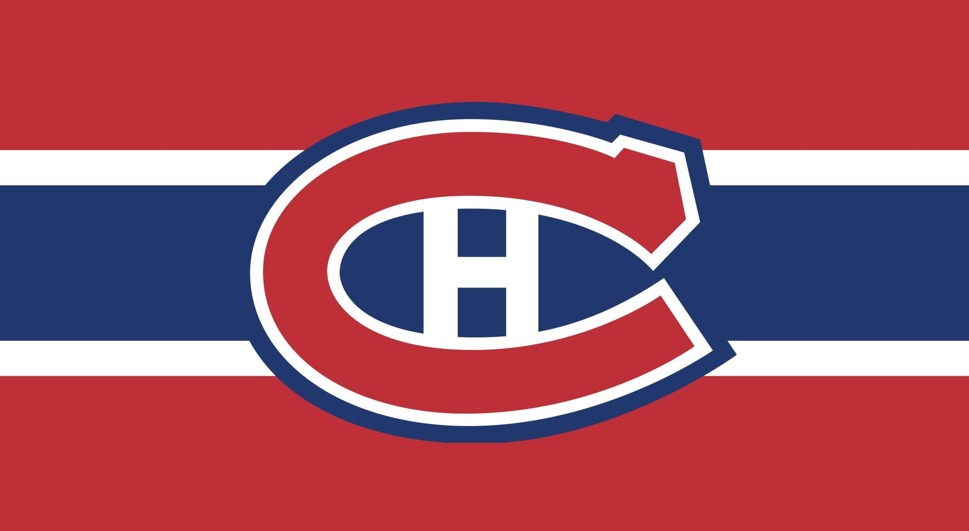 no people, close-up, geometric shape, Sports, nhl, message, red, circle, 1080P, communication, internet, eastern conference, symbol, sign, montreal, blue, HD Wallpaper