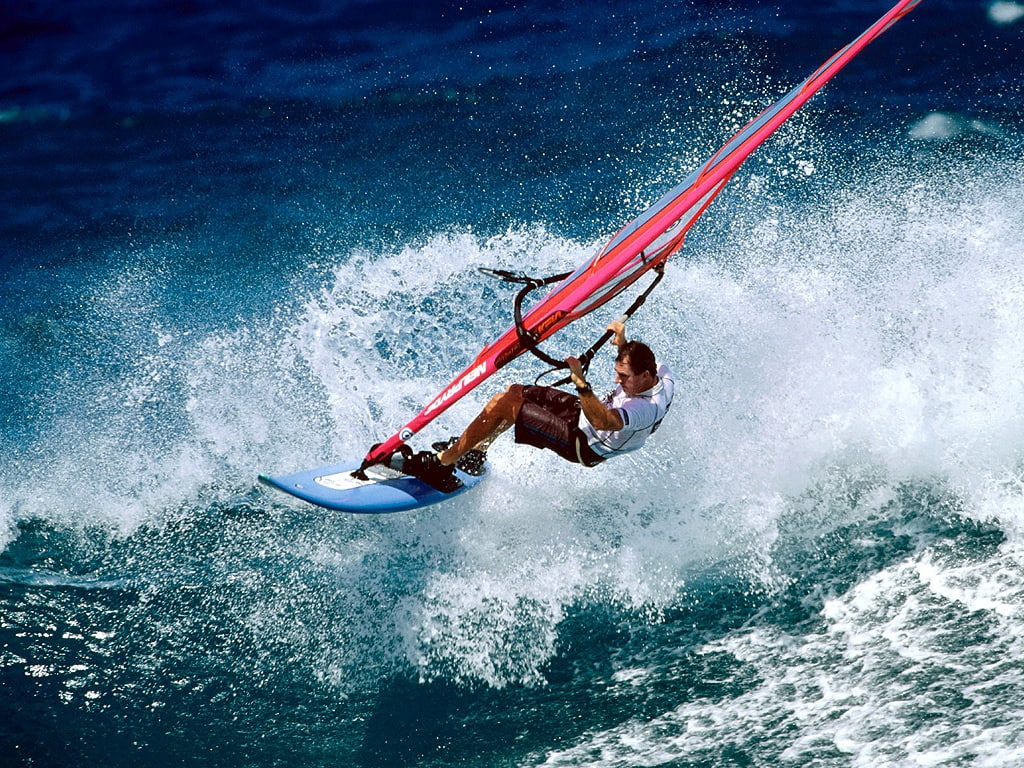 sport, extremely, sports, water, hd, waves, windsurfing, 480P, art, dangerous, HD Wallpaper