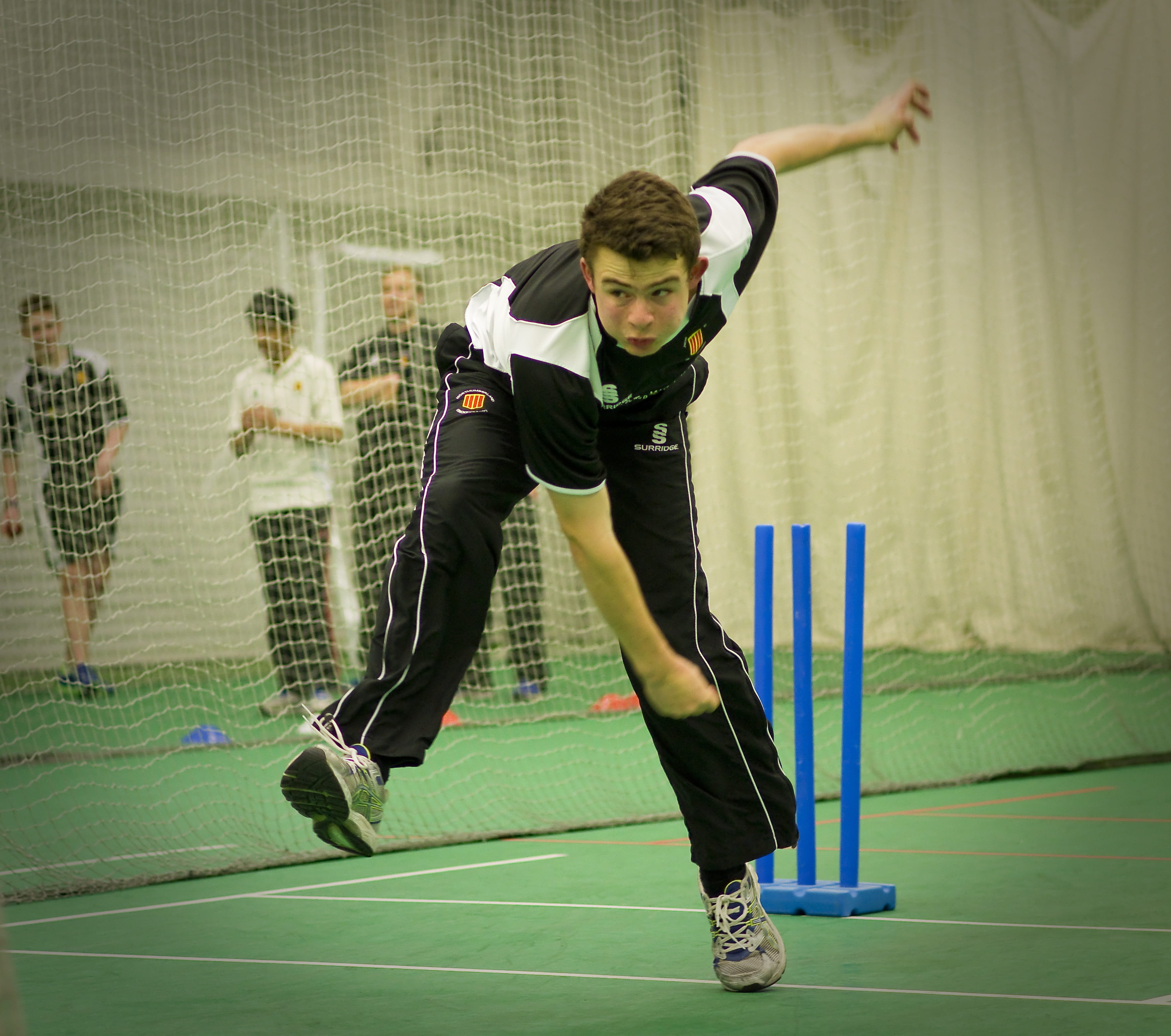 leisure activity, mid-air, cricket, child, limb, bowling, nets, leg, pre-adolescent child, arms raised, bowler, one person, childhood, indoor, stumps, lifestyles, HD Wallpaper