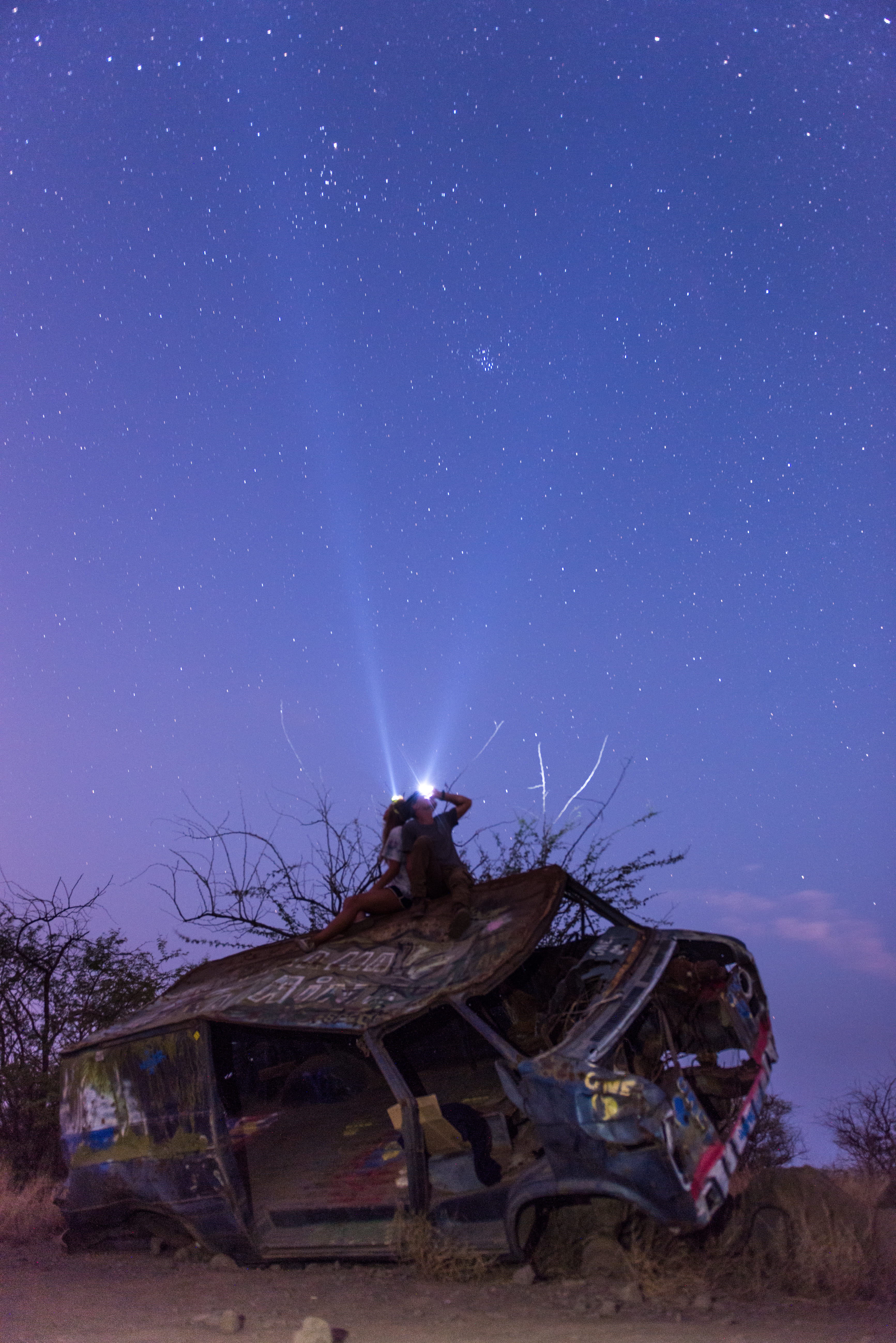 optimistic, obsolete, astronomy, outer space, countryside, no people, building, human, mode of transportation, star - space, night, tranquility, beauty in nature, Phone HD Wallpaper