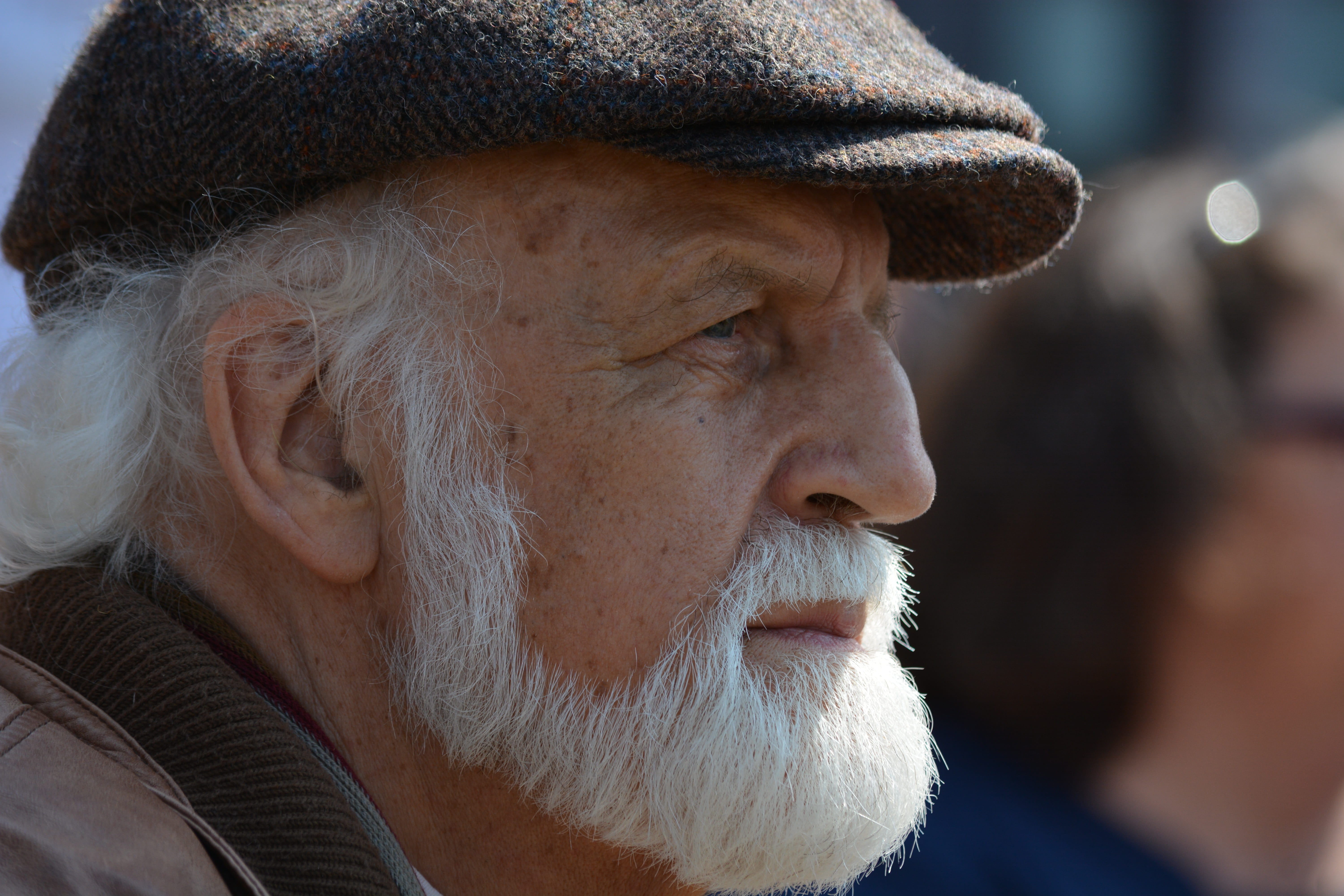 mature men, contemplation, facial hair, man, mustache, adult, headshot, barmbek, old, senior adult, clothing, cap, human face, one person, wearing, museum of the work, HD Wallpaper