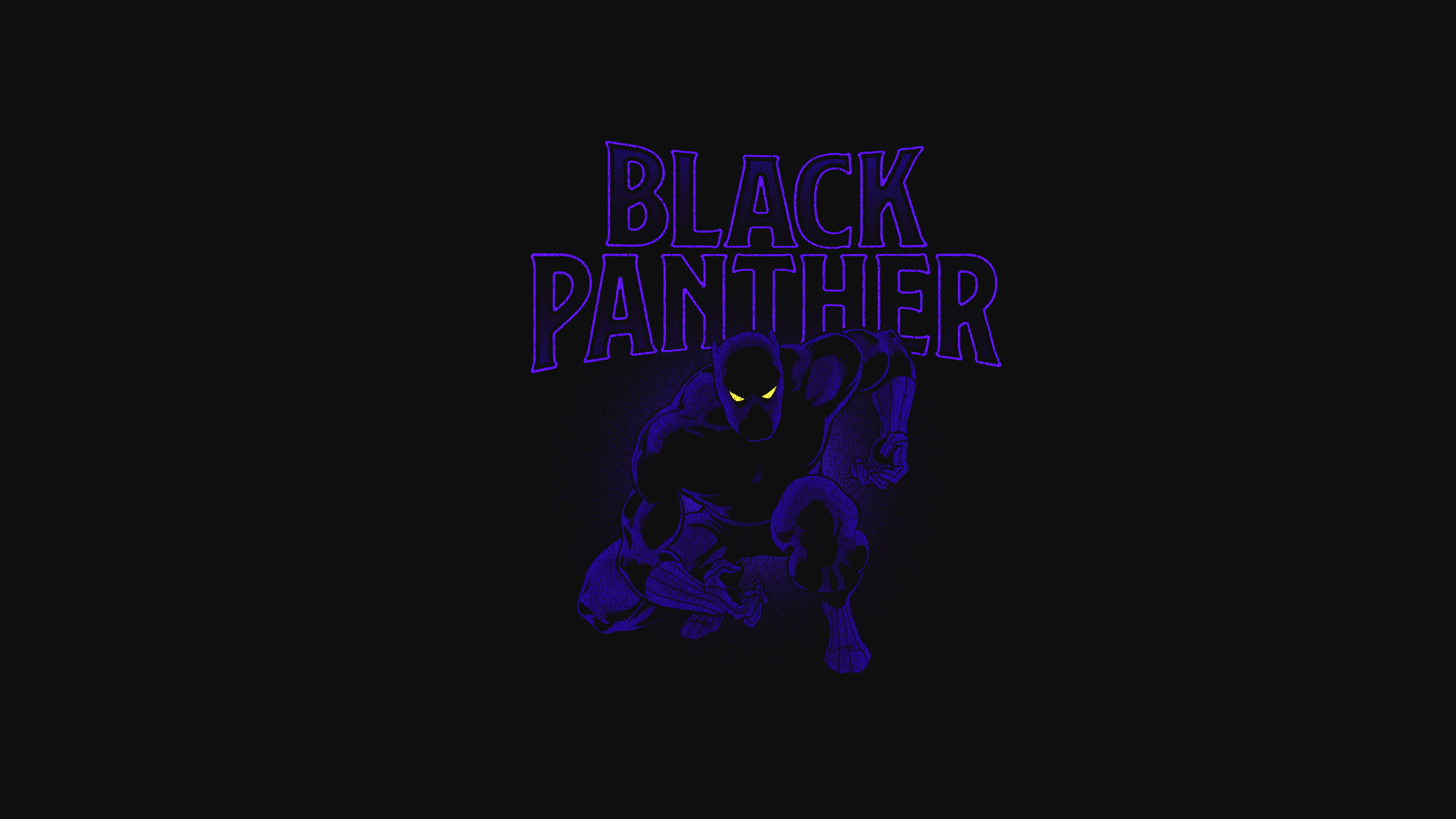 4K, HD, Dark background, Minimal, Black Panther, 4K, Artwork, HD Wallpaper