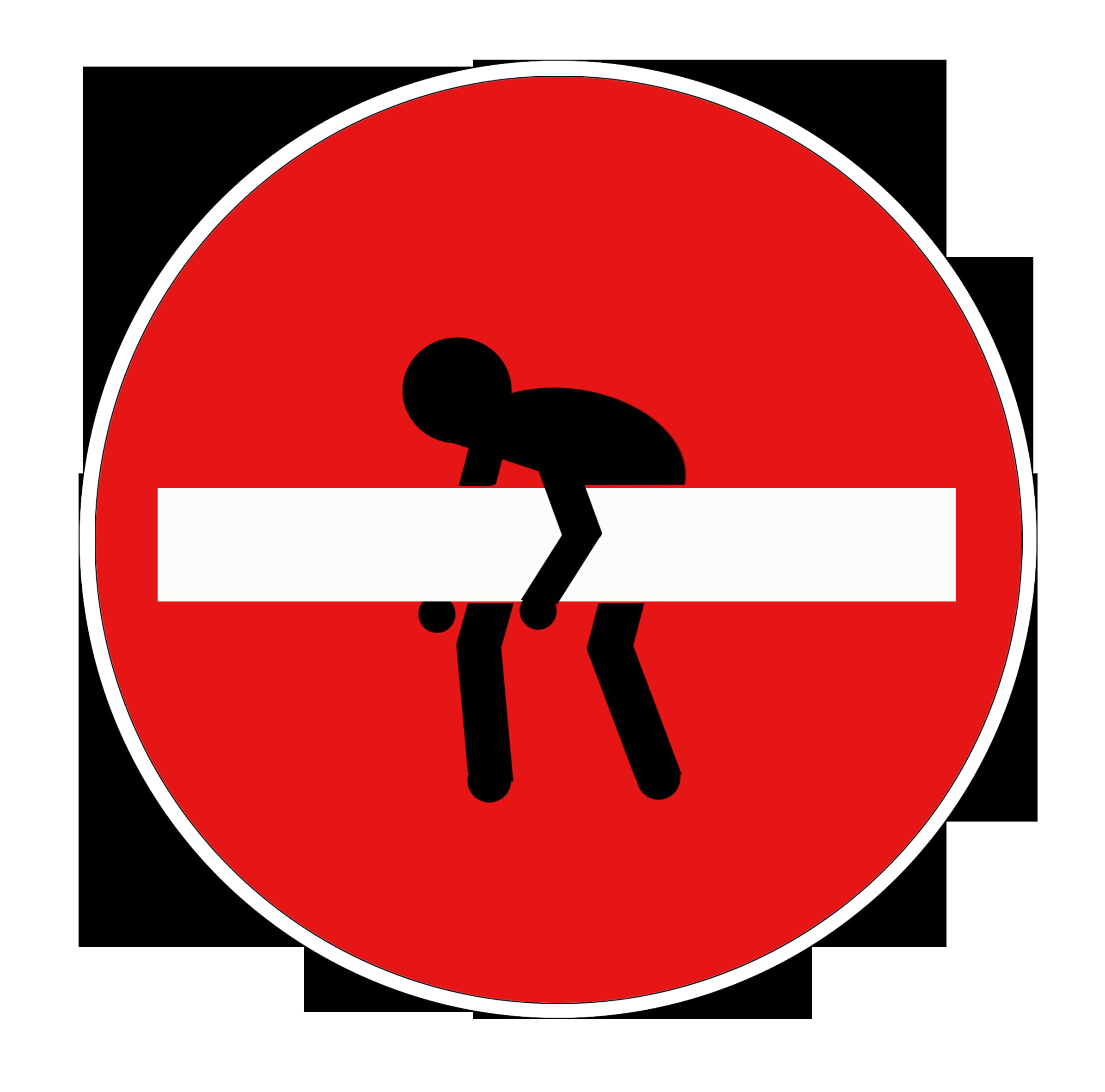 sign, geometric shape, symbol, black color, shape, red, road, computer icon, stick, design element, traffic, cut out, public restroom, fig, object, 1080P, HD Wallpaper