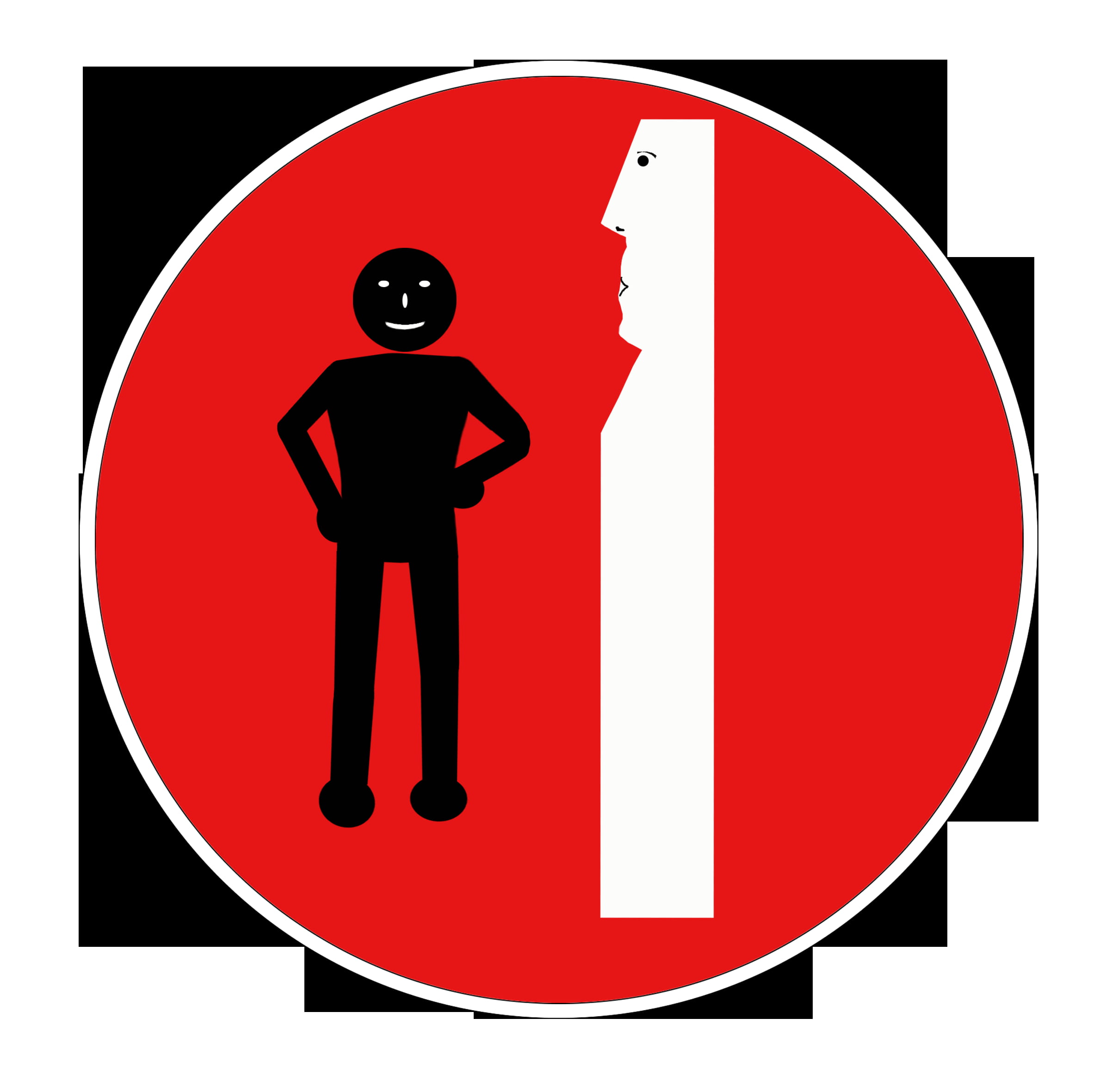 transfer print, red, traffic, warning sign, public restroom, public building, circle, shadow, fig, one person, silhouette, 1080P, stick, adult, computer icon, HD Wallpaper