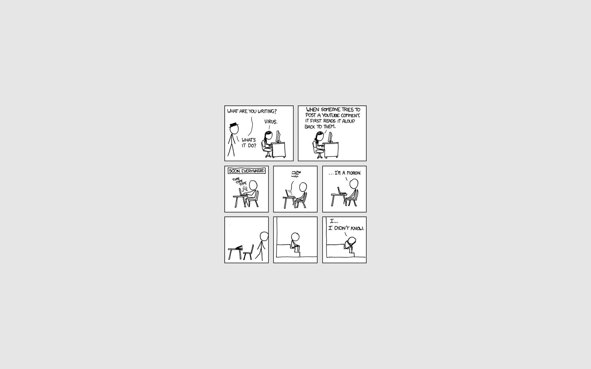 1080P, youtube, figures, xkcd, stick, HD Wallpaper