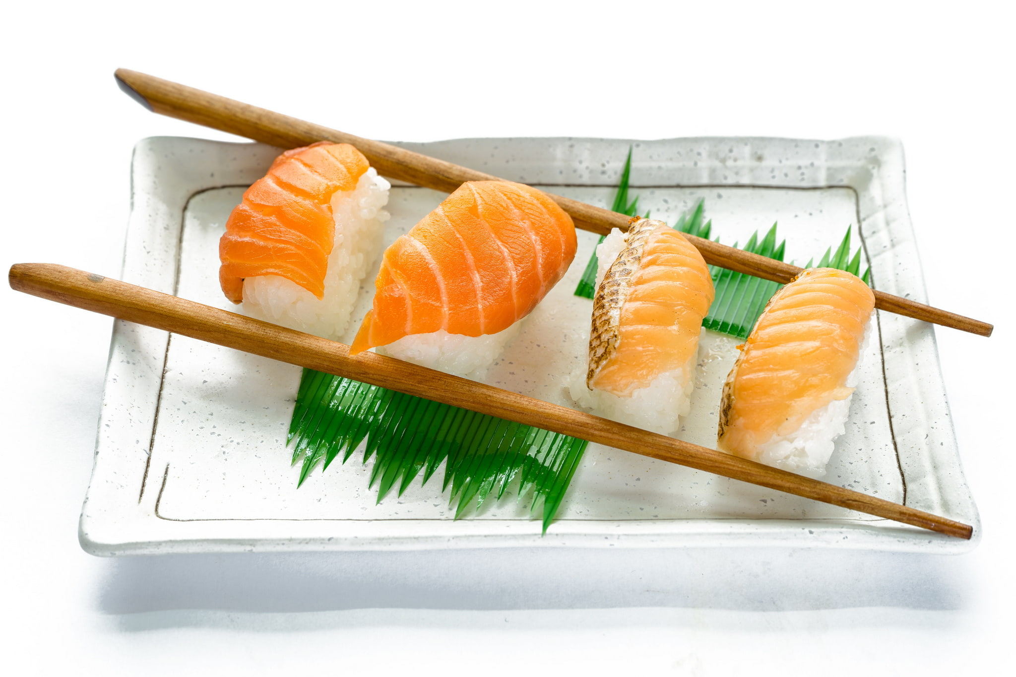 sticks, 1080P, salmon, sushi, figure, HD Wallpaper