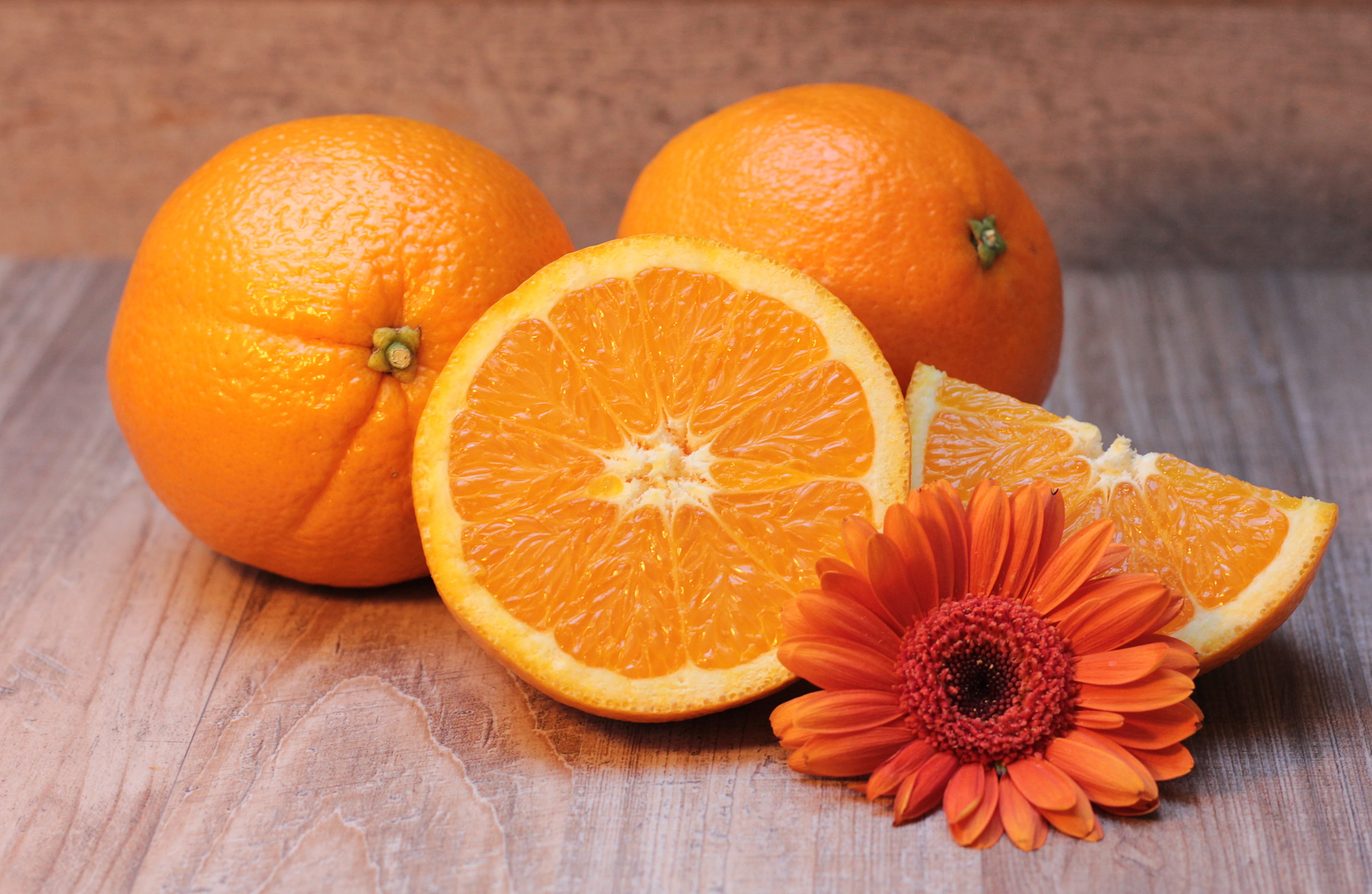 bless you, fruity, wood - material, feed, orange, table, organic, delicious, blossom, bloom, wellbeing, flower, healthy, fruit, 4K, orange juice, drink, HD Wallpaper