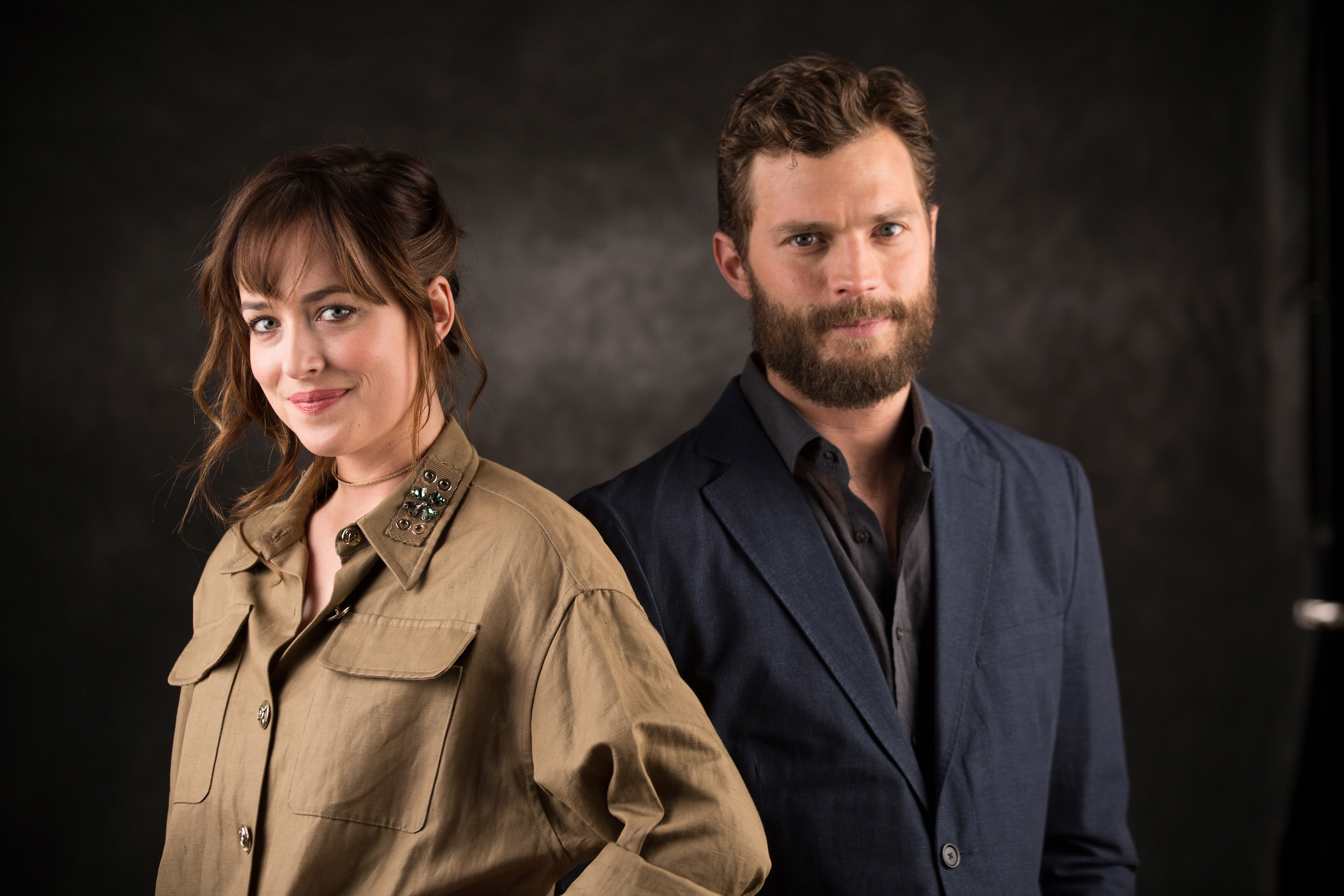 Jamie Dornan, Dakota Johnson, Fifty Shades of Grey, 5K, HD Wallpaper