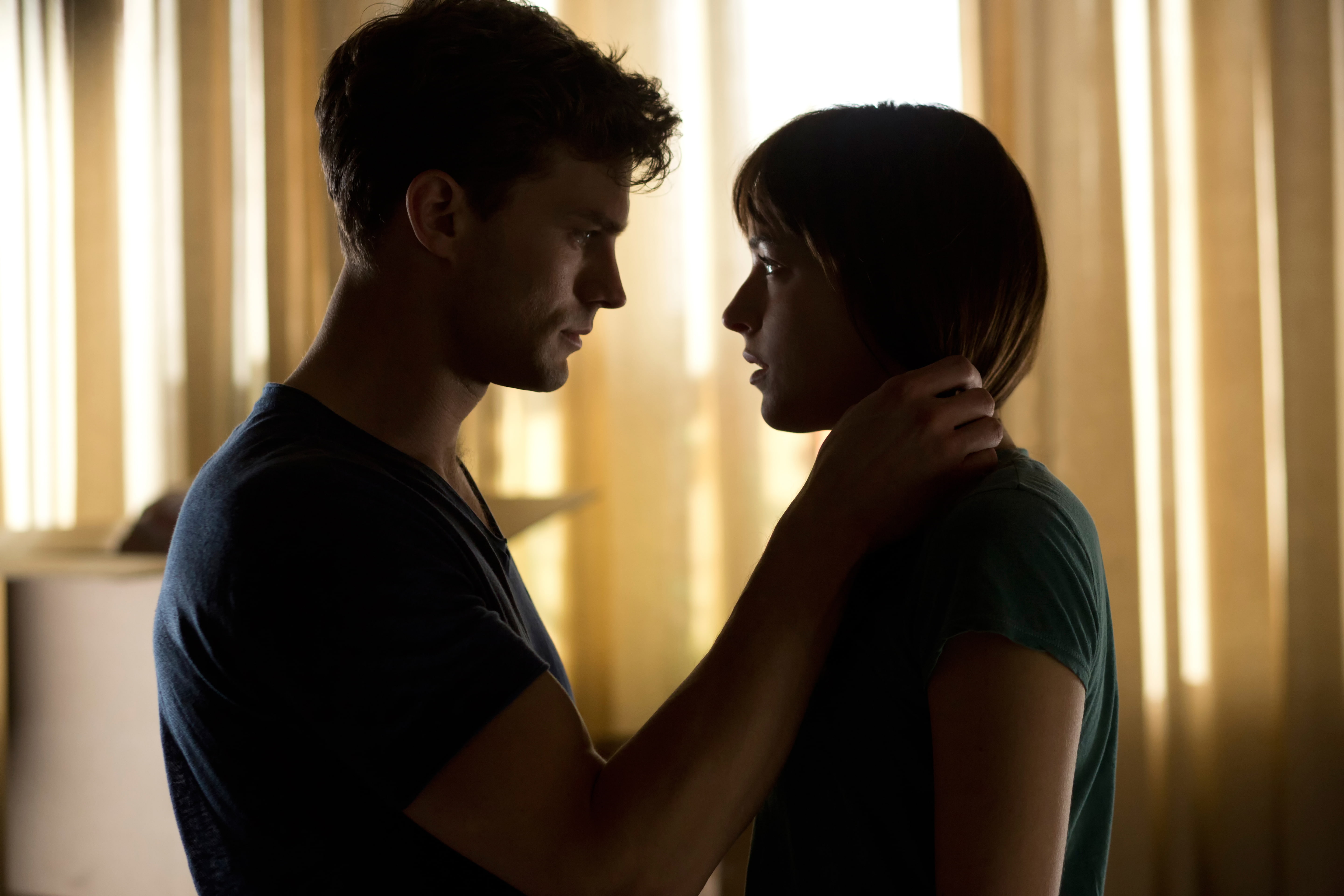 Dakota Johnson, 5K, Fifty Shades of Grey, Jamie Dornan, HD Wallpaper